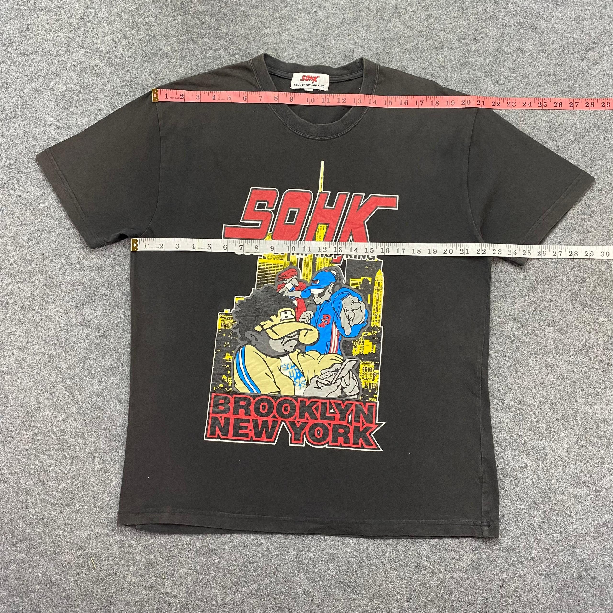 Vintage Vintage Sohk Soul Of Hip Hop King Tshirt Size US L / EU 52-54 / 3 - 6 Thumbnail