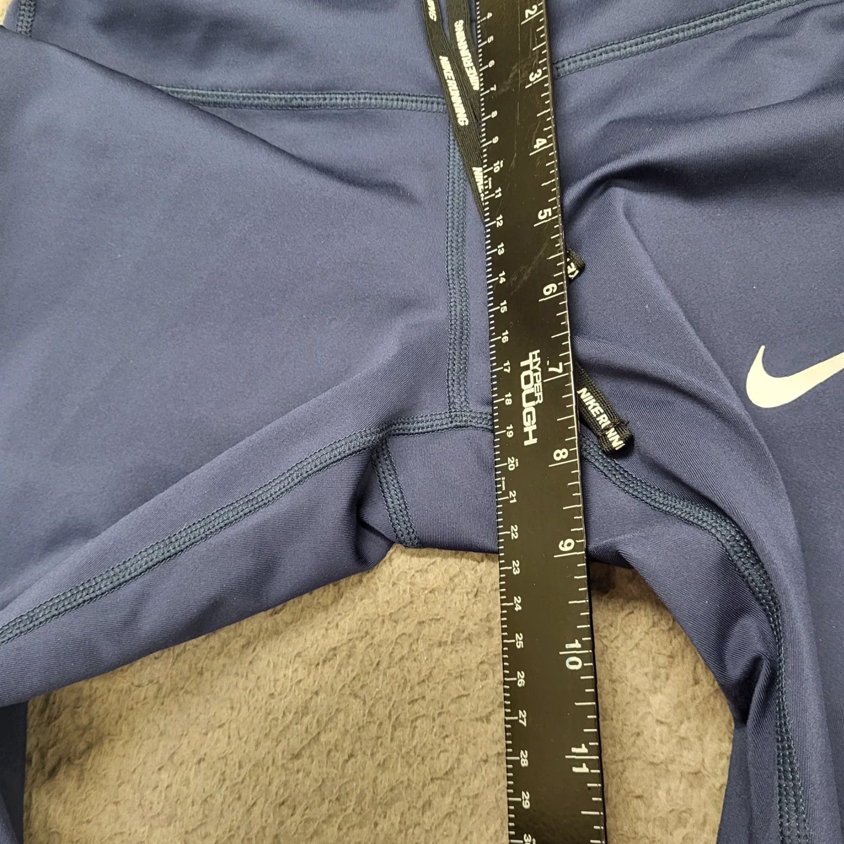 Nike Nike Dri-Fit Leggings Women XS Blue Epic Running Crop Tights Nike Pro 938602-471 Size 26" / US 2 / IT 38 - 5 Thumbnail