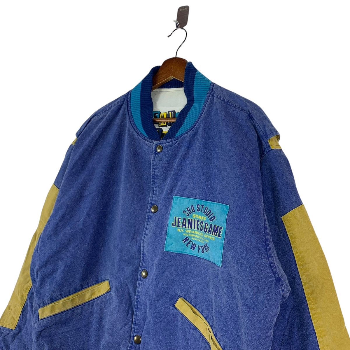 Vintage × Wrangler VINTAGE 350 STUDIO STAFF JEANIES GAMES STAFF BOMBER JACKET Size US L / EU 52-54 / 3 - 7 Thumbnail