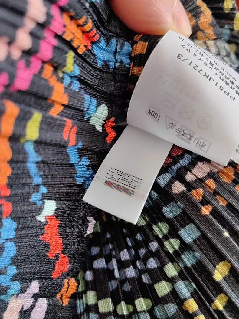 Issey Miyake Issey Miyake size:3 Fireworks semi-high-neck short-sleeved Size S / US 4 / IT 40 - 9 Thumbnail