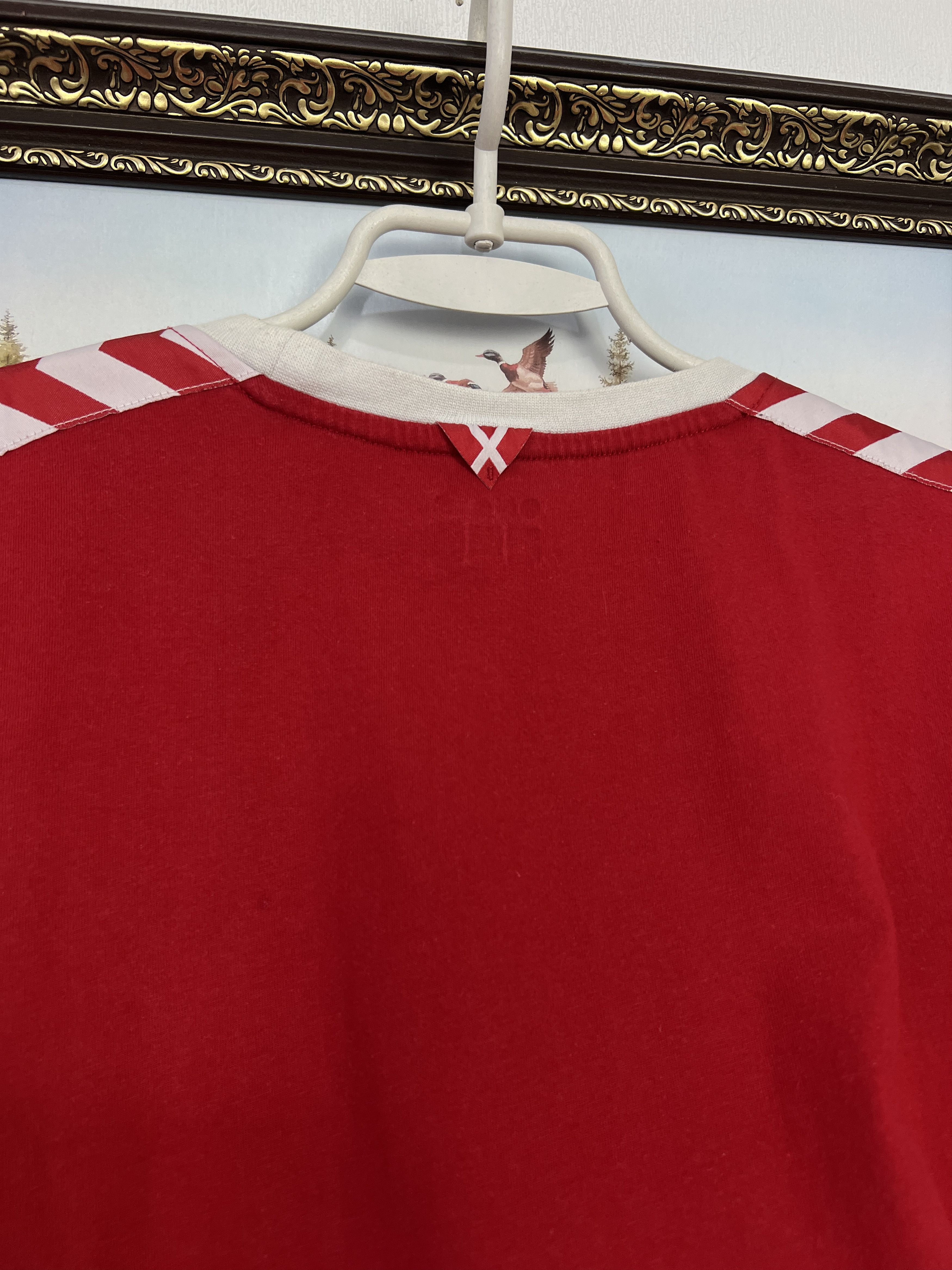 Hummel Denmark Football Shirt Soccer National Team Jersey Trikot Size US L / EU 52-54 / 3 - 9 Thumbnail