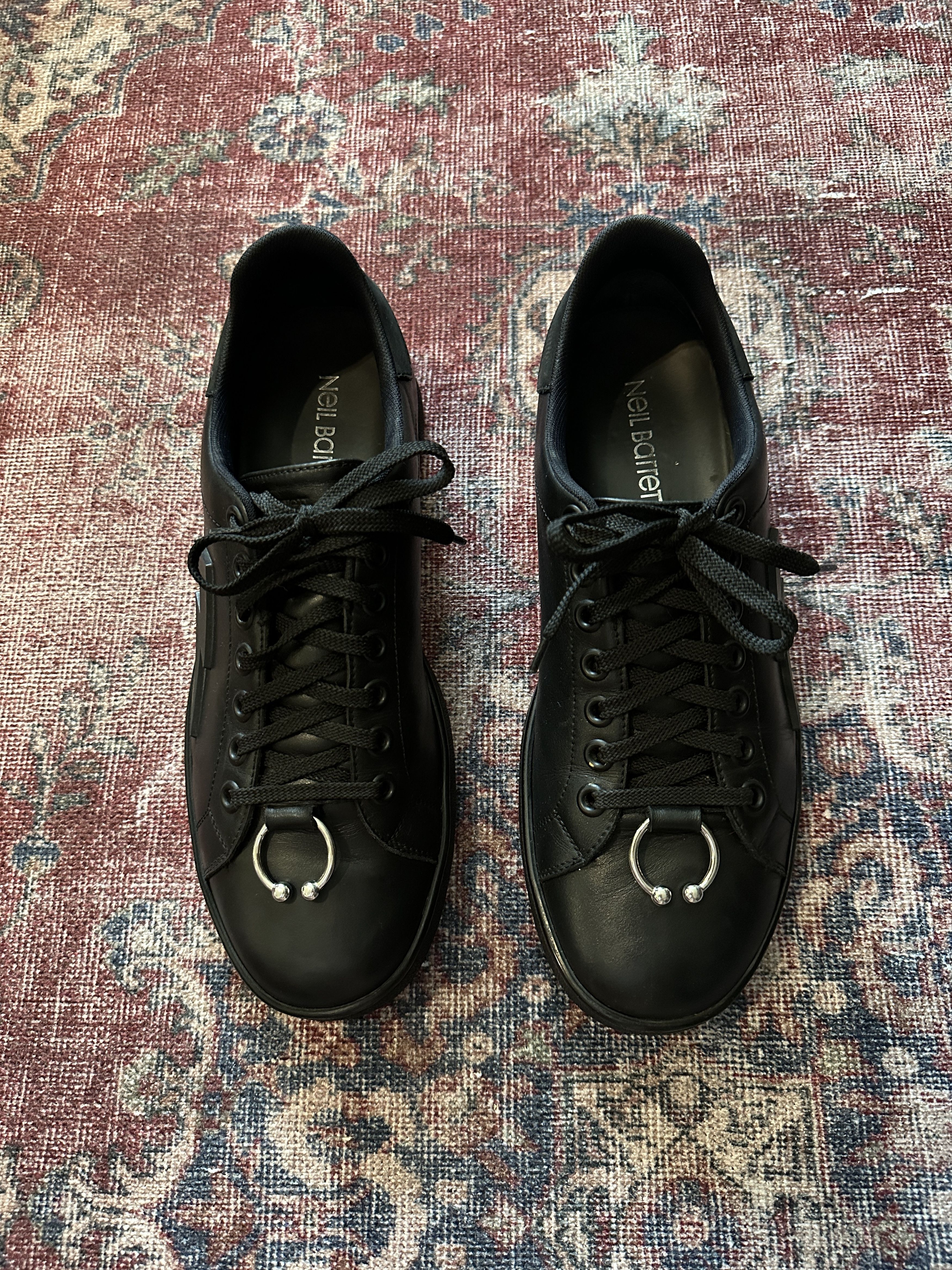 Neil Barrett NEIL BARRETT PUNK PIERCED SNEAKER EU 43 (US 10) Size US 10 / EU 43 - 2 Thumbnail