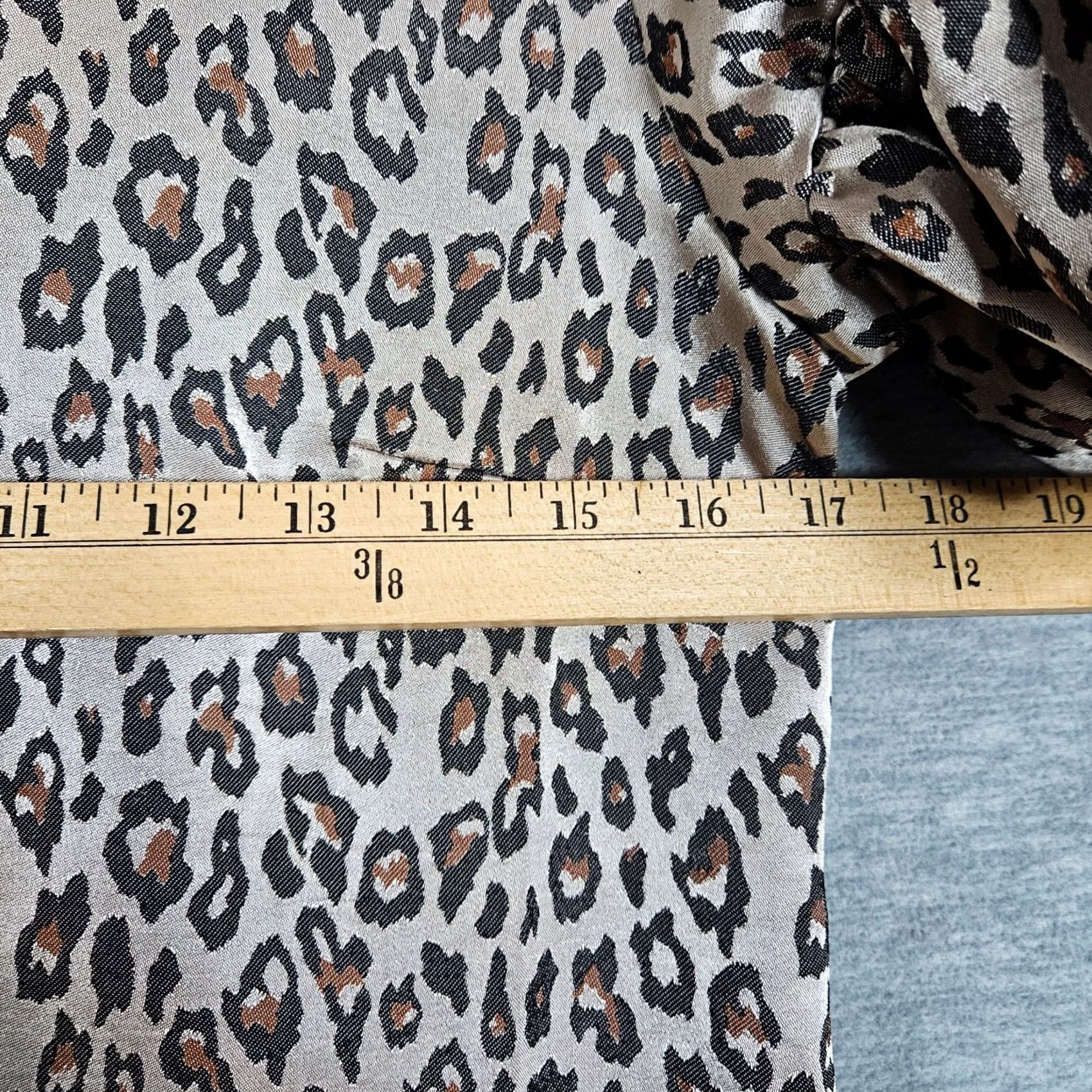 Banana Republic Banana Republic Leopard Printed Ruffle Bell Sleeve Dress Size 6 Casual Party/Cocktail A-Line Womens Multicolor Sleeveless Kn kih Size M / US 6-8 / IT 42-44 - 5 Thumbnail