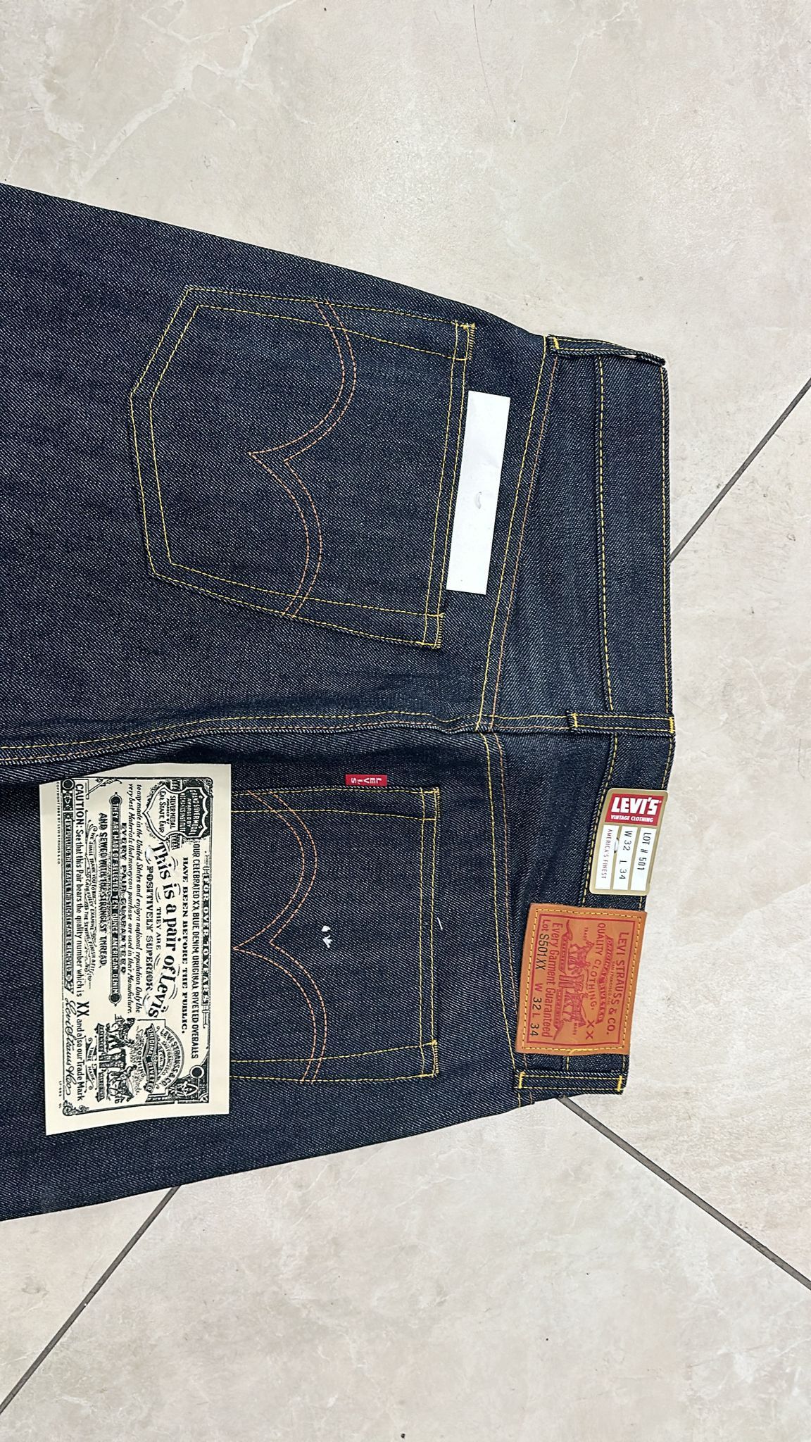 Levi's Vintage Clothing LVC Levi's Vintage Clothing 1944 S501 Perfect Imperfections Size US 32 / EU 48 - 3 Thumbnail