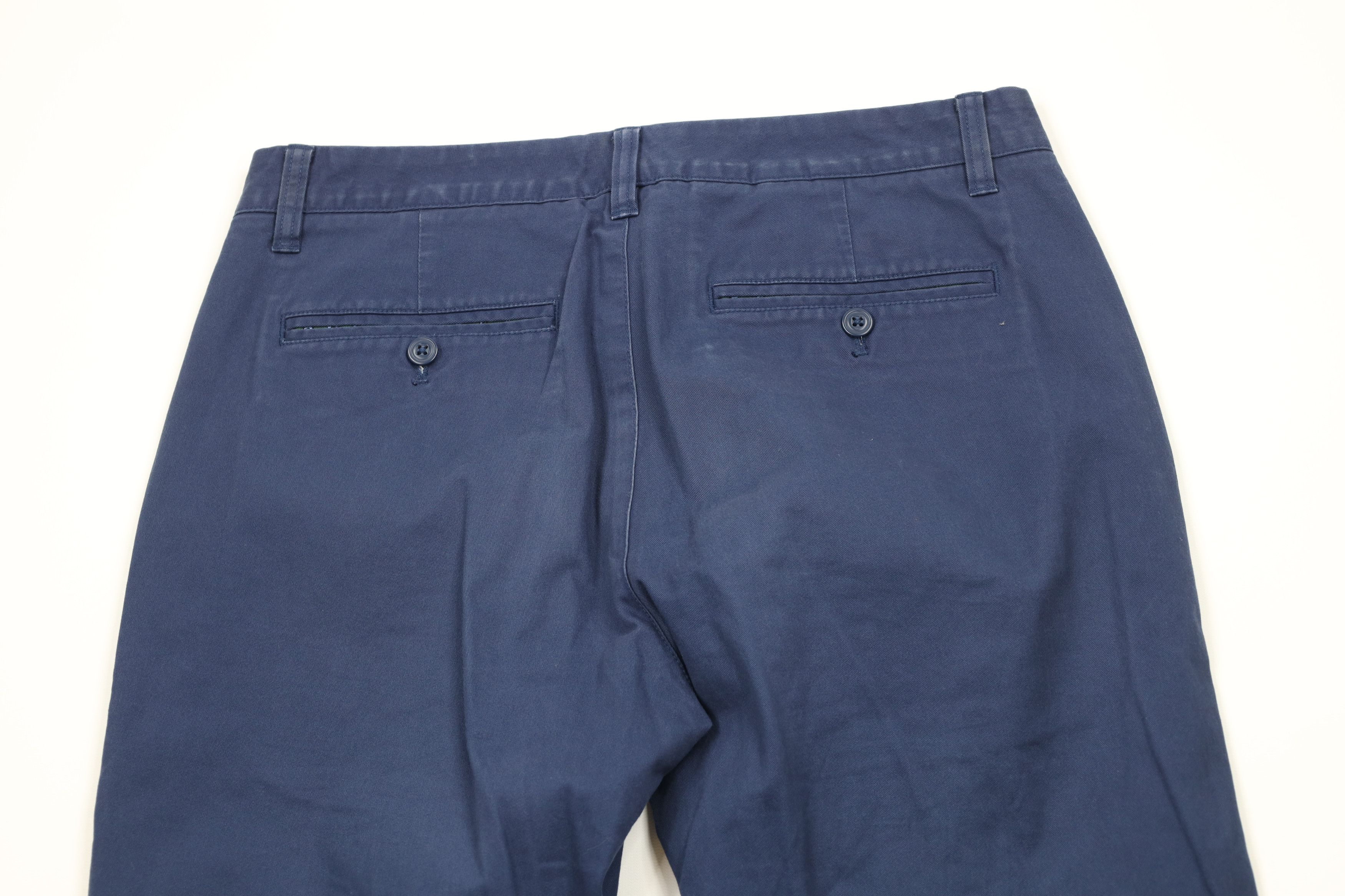 Bonobos × Vintage Bonobos Distressed Straight Leg Chino Pants Trousers Blue Size US 31 - 11 Thumbnail