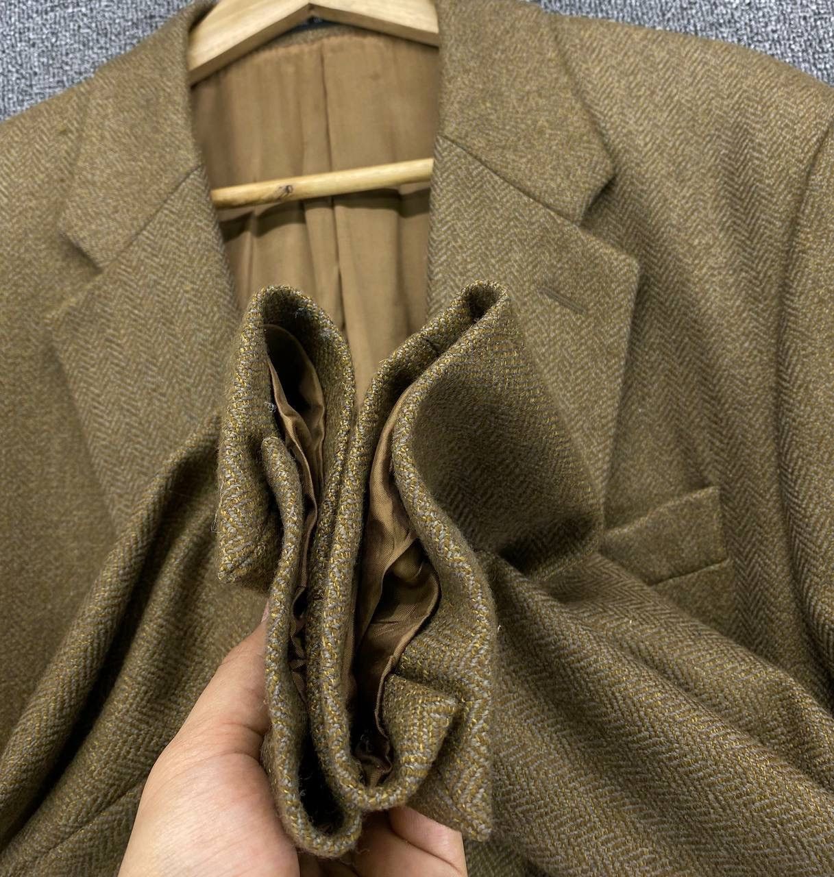 Emporio Armani Vintage Emporio Armani Wool Coat Blazer Jacket Size US M / EU 48-50 / 2 - 12 Thumbnail