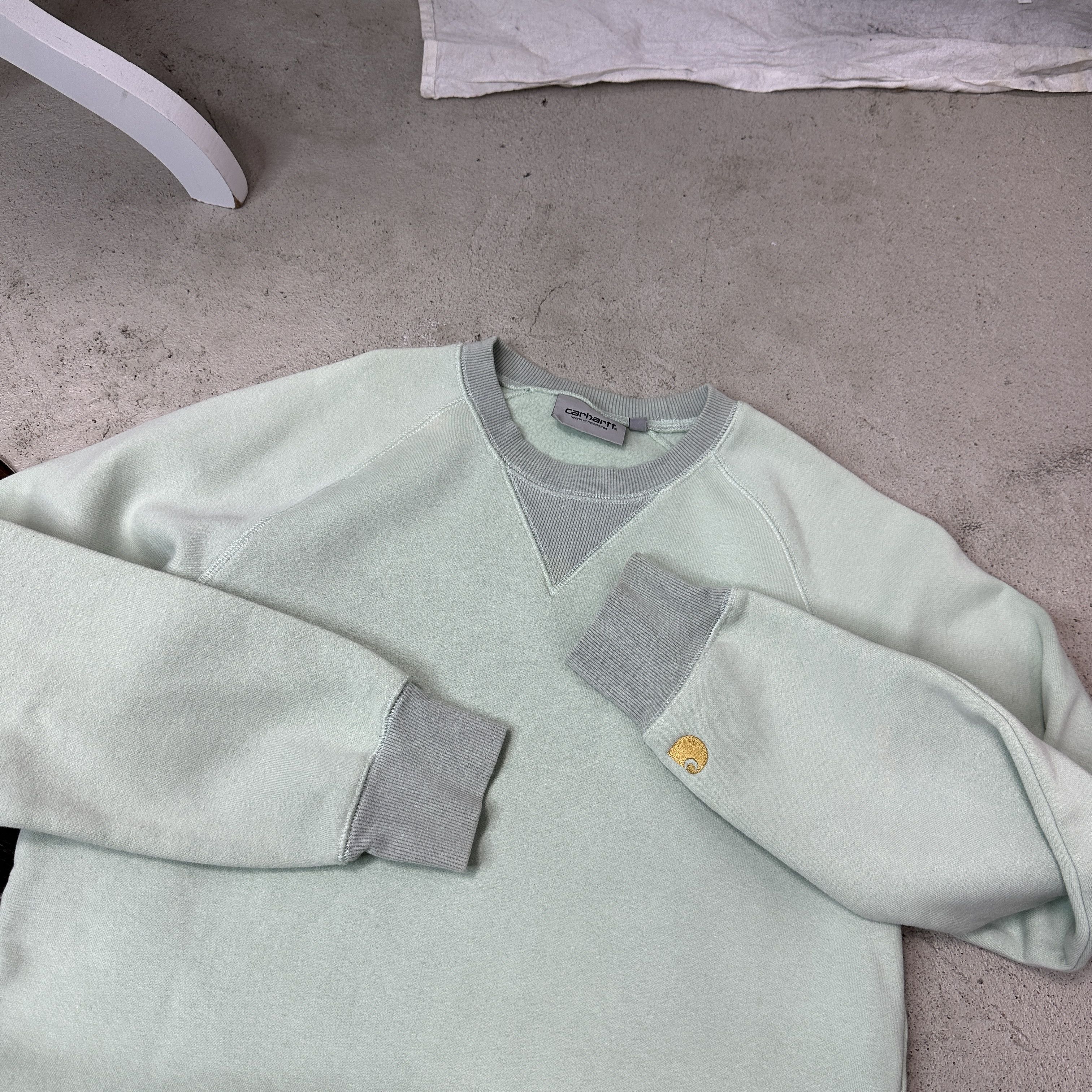 Carhartt Vintage Teal Chase Sweat Carhartt Sweatshirt Y2K Size US XS / EU 42 / 0 - 3 Thumbnail