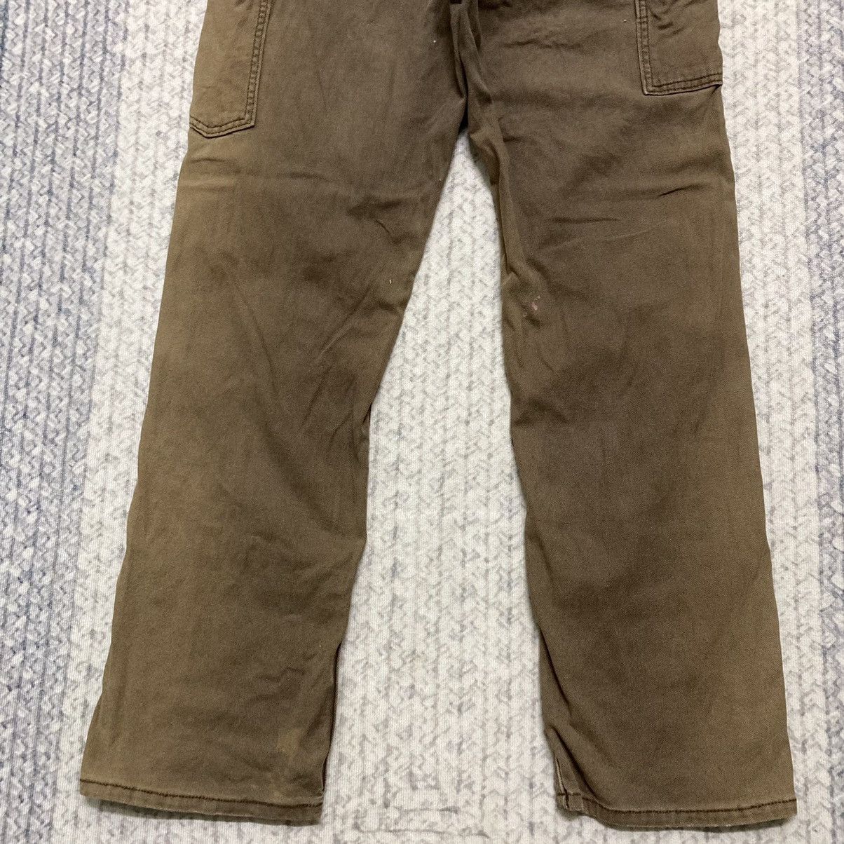 Carhartt × Carhartt Wip × Vintage Sunfaded Carhartt Brown Carpenter Pants with Some Paint Size US 32 / EU 48 - 9 Thumbnail