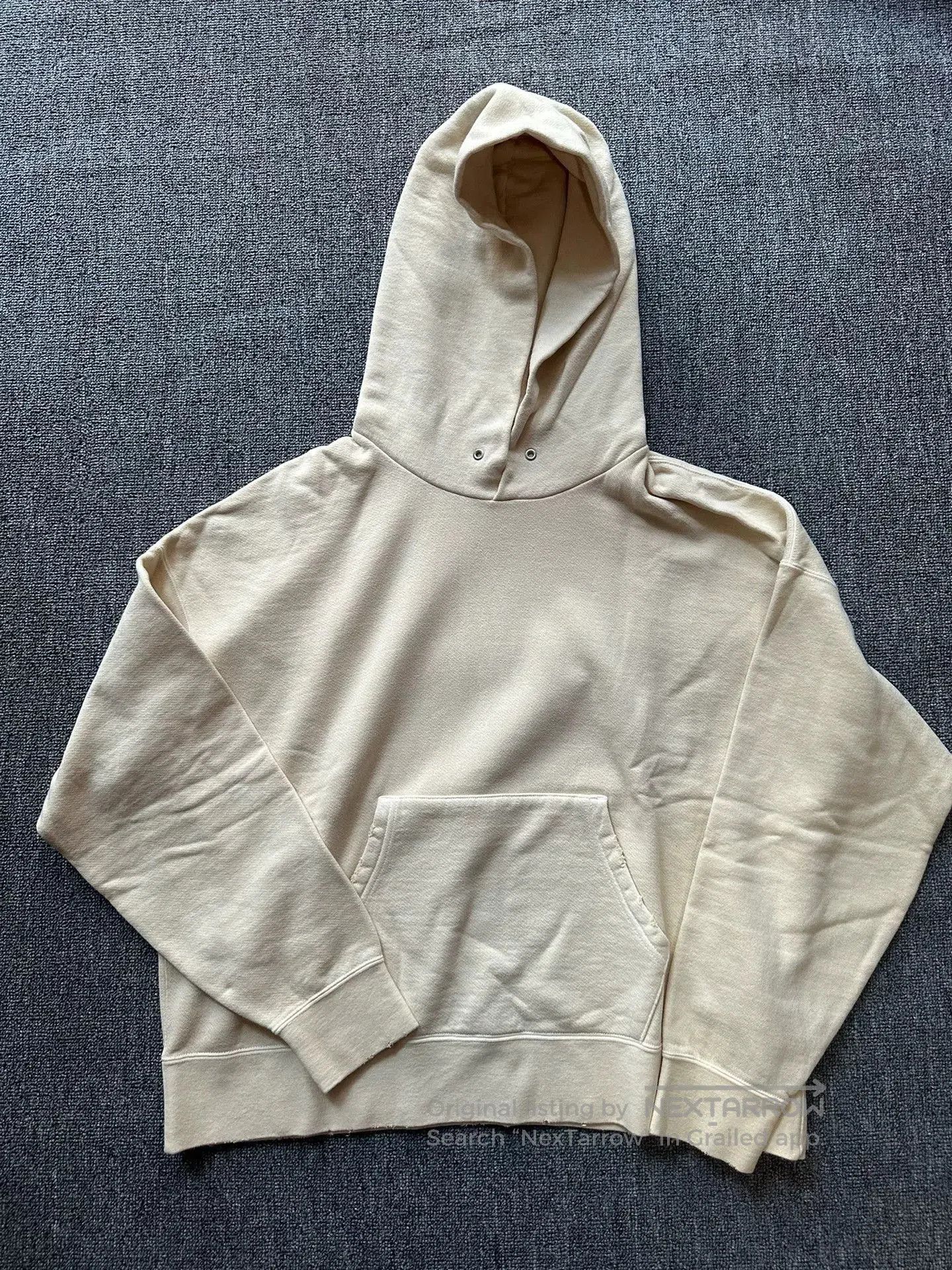 Visvim visvim amplus hooded sweatshirt in beige. Size US S / EU 44-46 / 1 - 1 Thumbnail