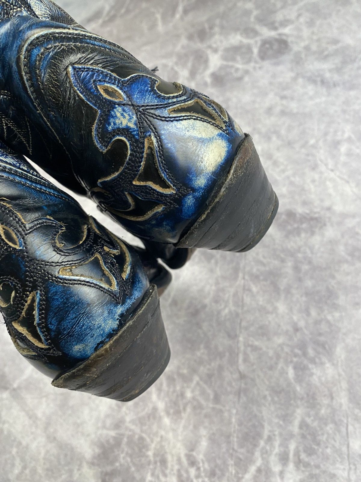 Sendra Sendra Vintage Western Boots Rare Blue Colour Size: 42 Size US 8.5 / EU 41-42 - 15 Thumbnail