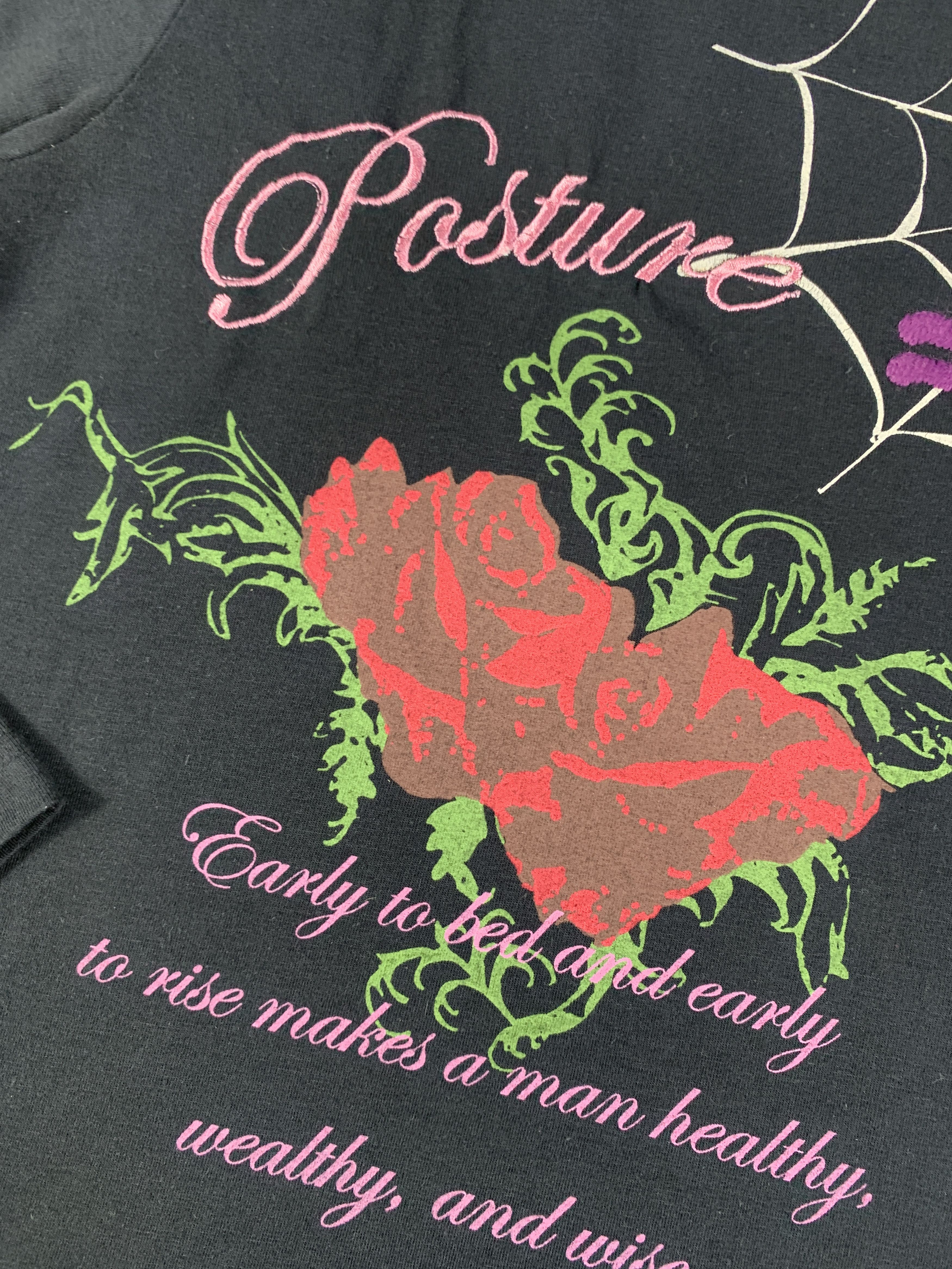 Japanese Brand sucure pomme Black Spider Poem Tee (S) Size S / US 4 / IT 40 - 4 Thumbnail