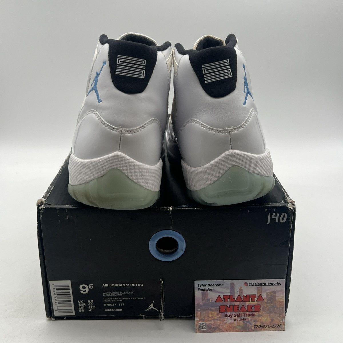 Jordan Brand Air Jordan 11 legend blue Size US 9.5 / EU 42-43 - 3 Thumbnail