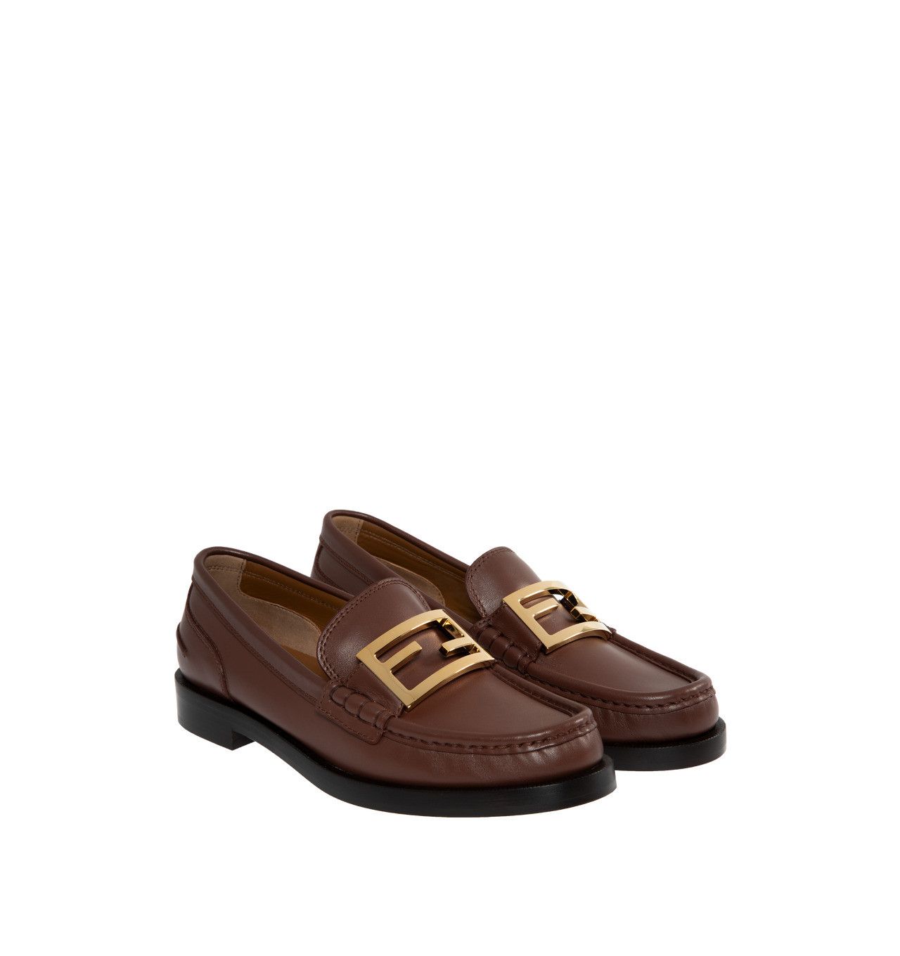 Fendi o1w1db10325 8D8450 Loafers in Brown Size US 11 / IT 41 - 2 Thumbnail