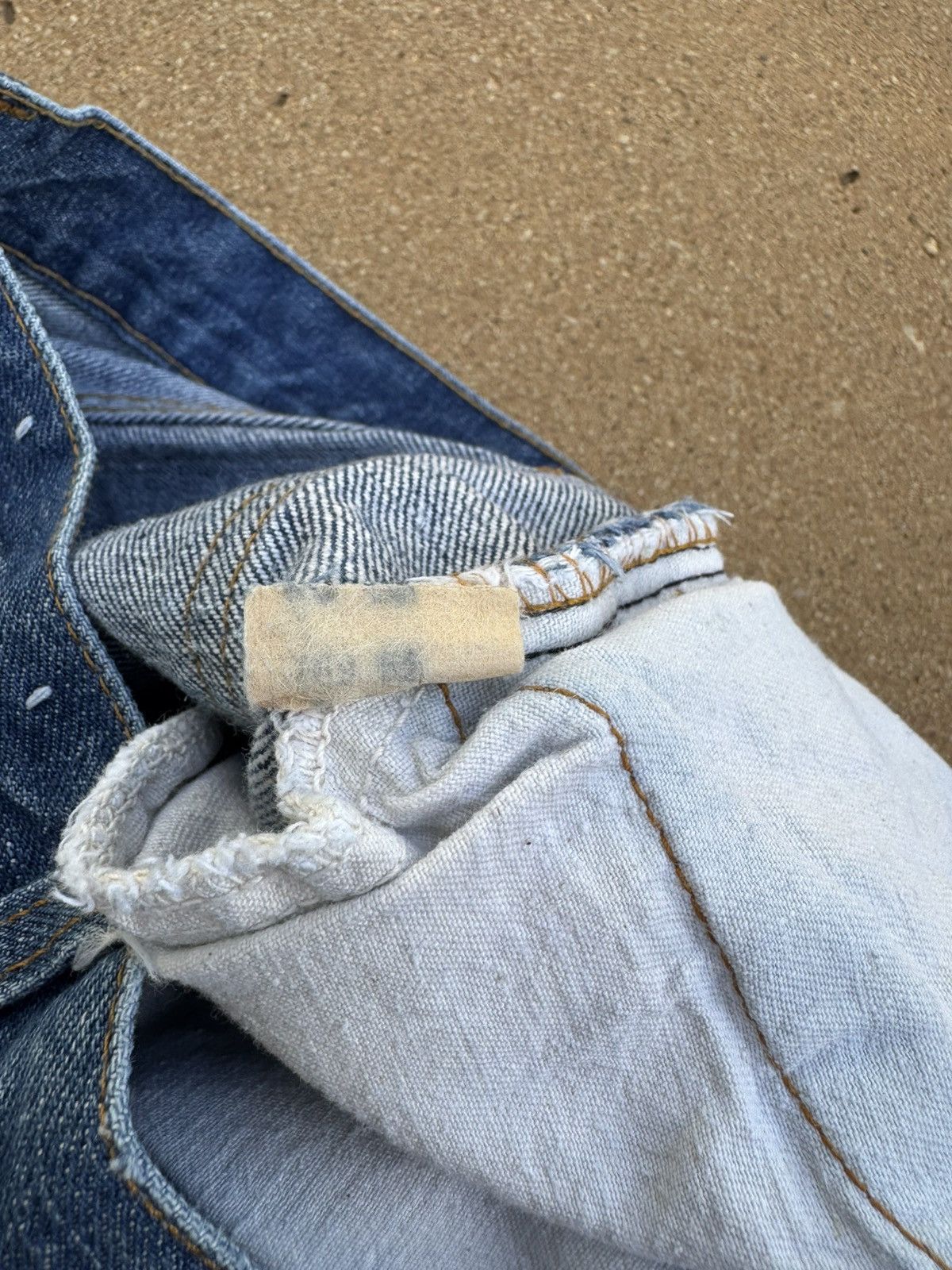 Levi's Vtg 70’s Levi’s 646 Orange Tab Bellbottom Flare Jeans 29x29 Size US 29 - 6 Thumbnail