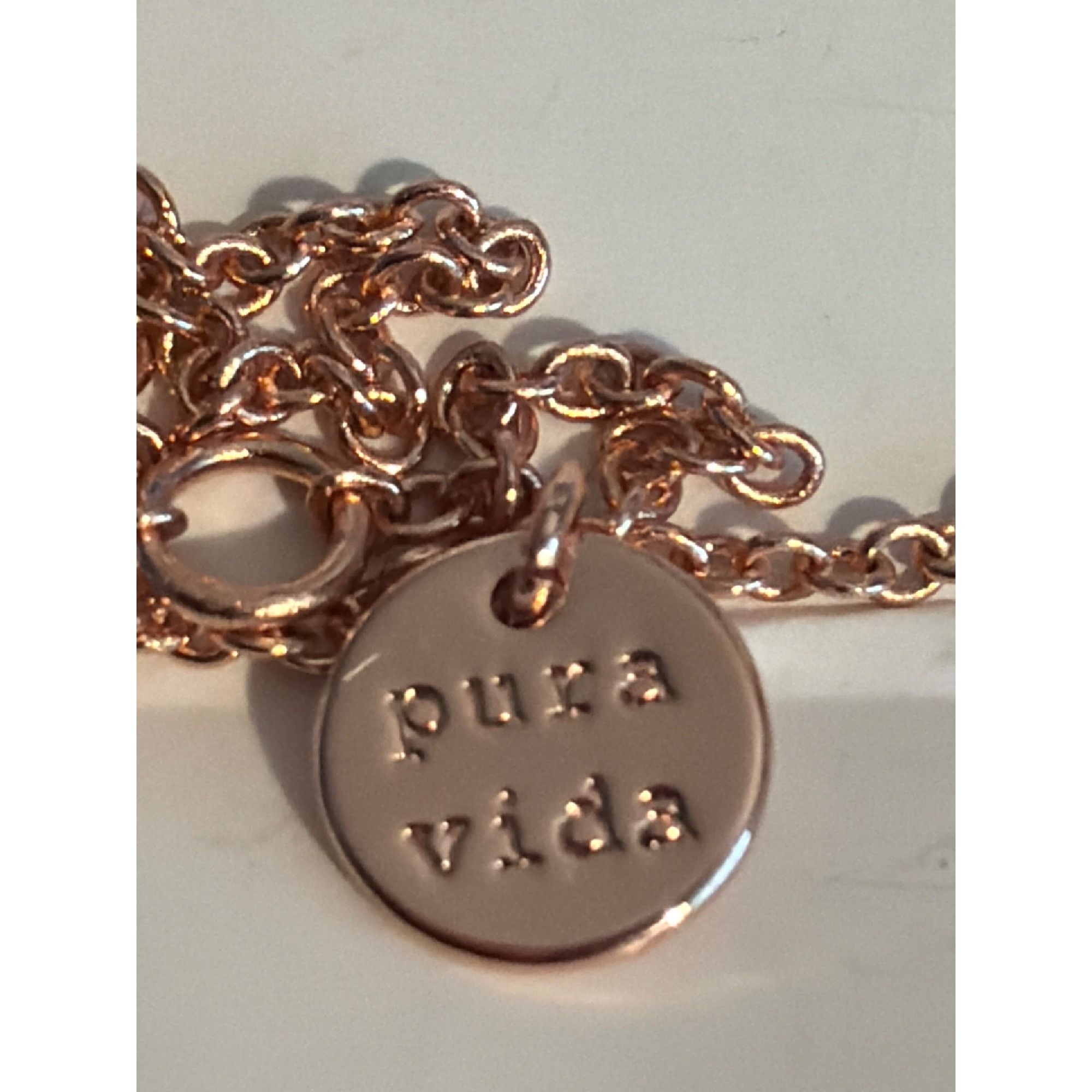 Other Pura Vida Rose Gold Wave Necklace & Stud Earrings Jewelry Se Size ONE SIZE - 5 Thumbnail