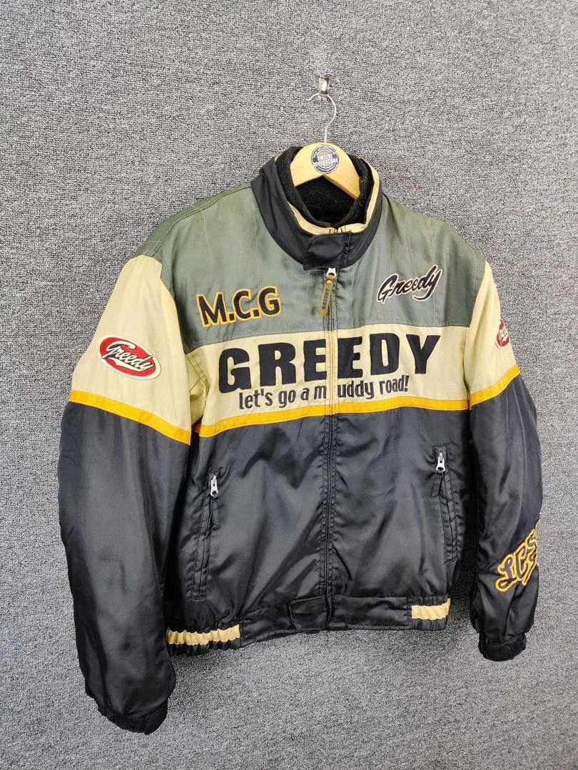 Greedy Genius Vintage Greedy Racing Motorcycle Bikers Ridding Jacket Size US M / EU 48-50 / 2 - 5 Thumbnail