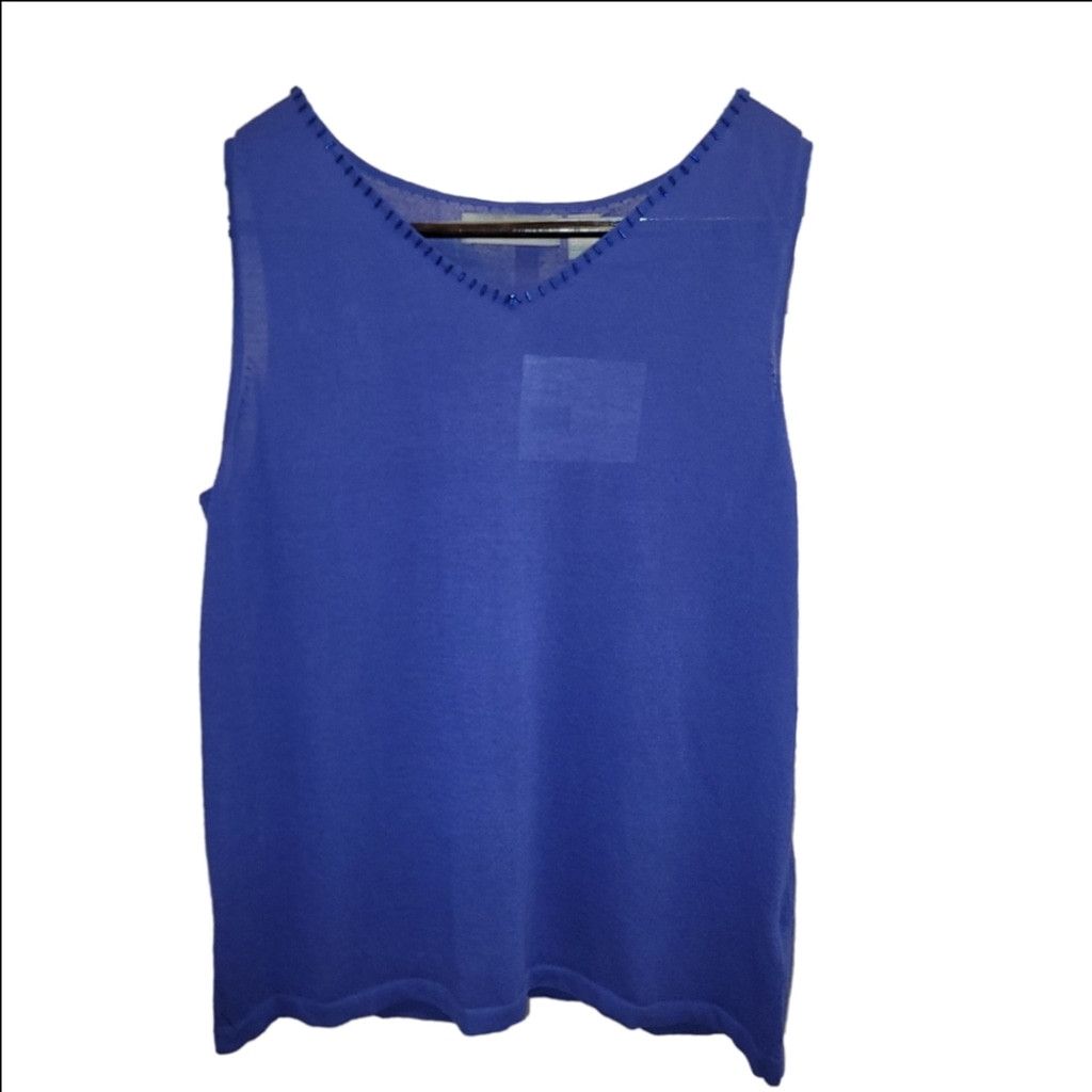 Other NWT Liz Claiborne Beaded Tank Top Size L / US 10 / IT 46 - 1 Thumbnail