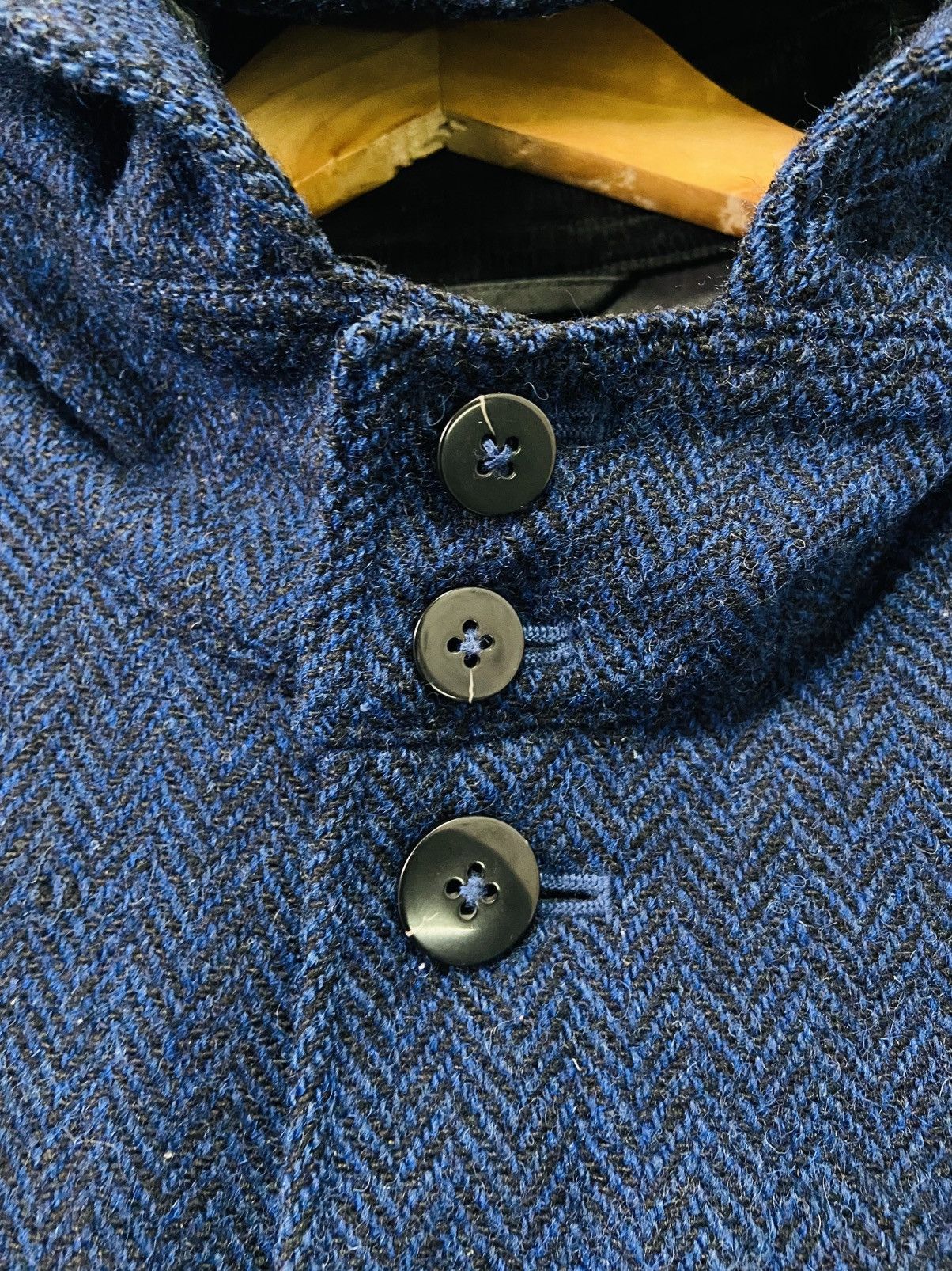 Harris Tweed Harris Tweed X United Arrow Hoodie Wool Jacket Size US L / EU 52-54 / 3 - 11 Thumbnail