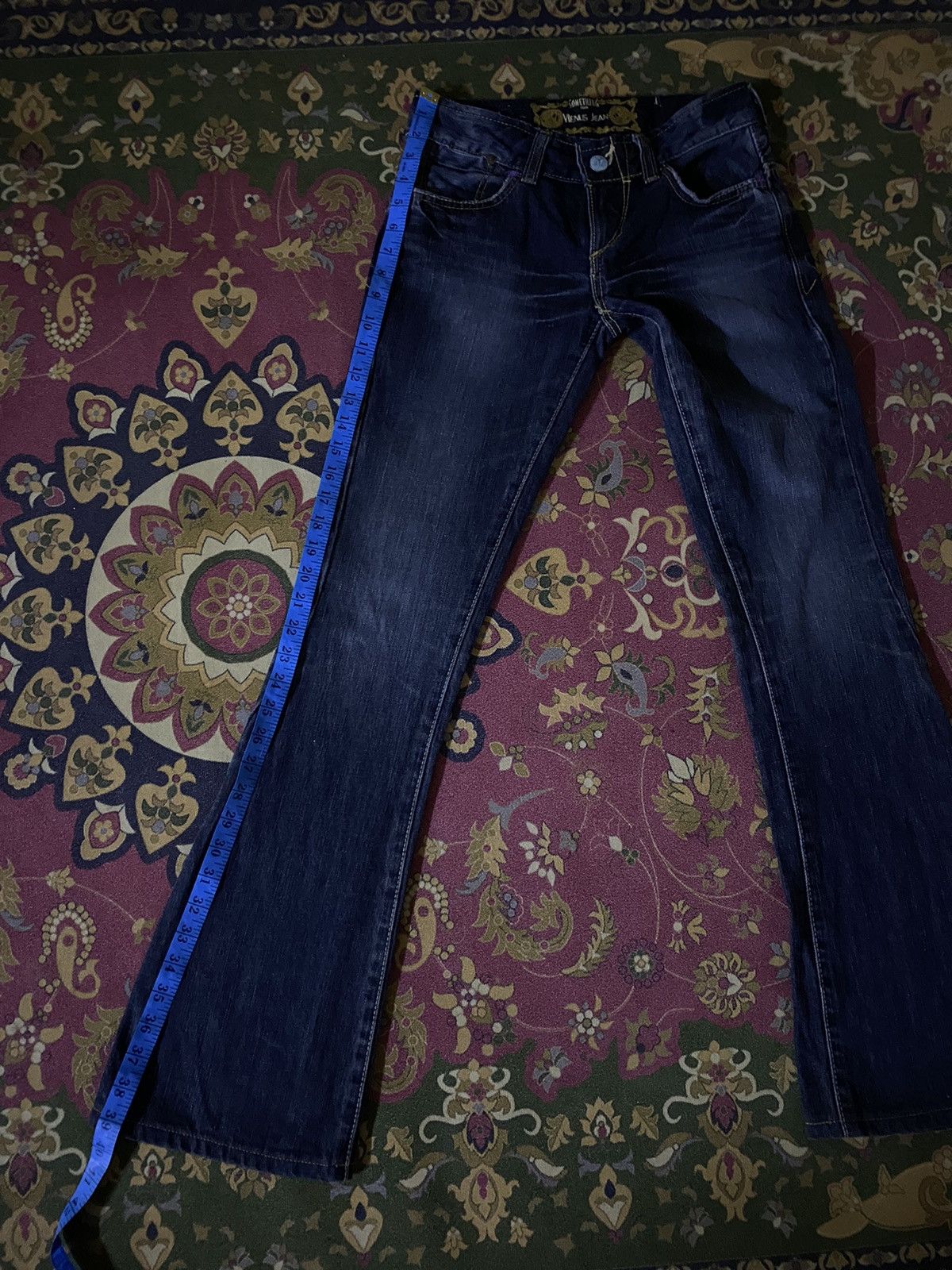 Edwin 🔥FLARE🔥🔥Something Edwin Vienus Jean Flare Denim Size US 27 - 14 Thumbnail