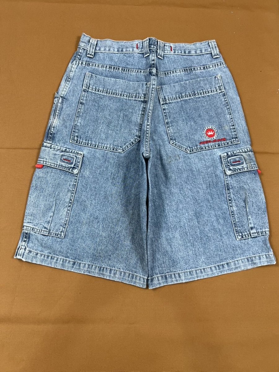 JNCO × Southpole × Vintage Stained vintage jnco cargo denim jort Size US 31 - 1 Thumbnail