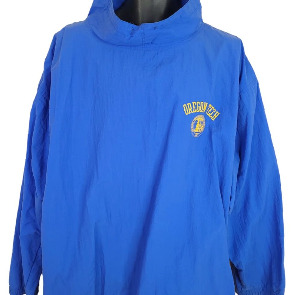 Vintage VINTAGE Oregon Tech Hustlin Owls Jacket Mens XL Windbreaker 90s Nylon Blue GEAR FOR SPORTS Institute Of Tech /> Size US XL / EU 56 / 4 - 2 Thumbnail
