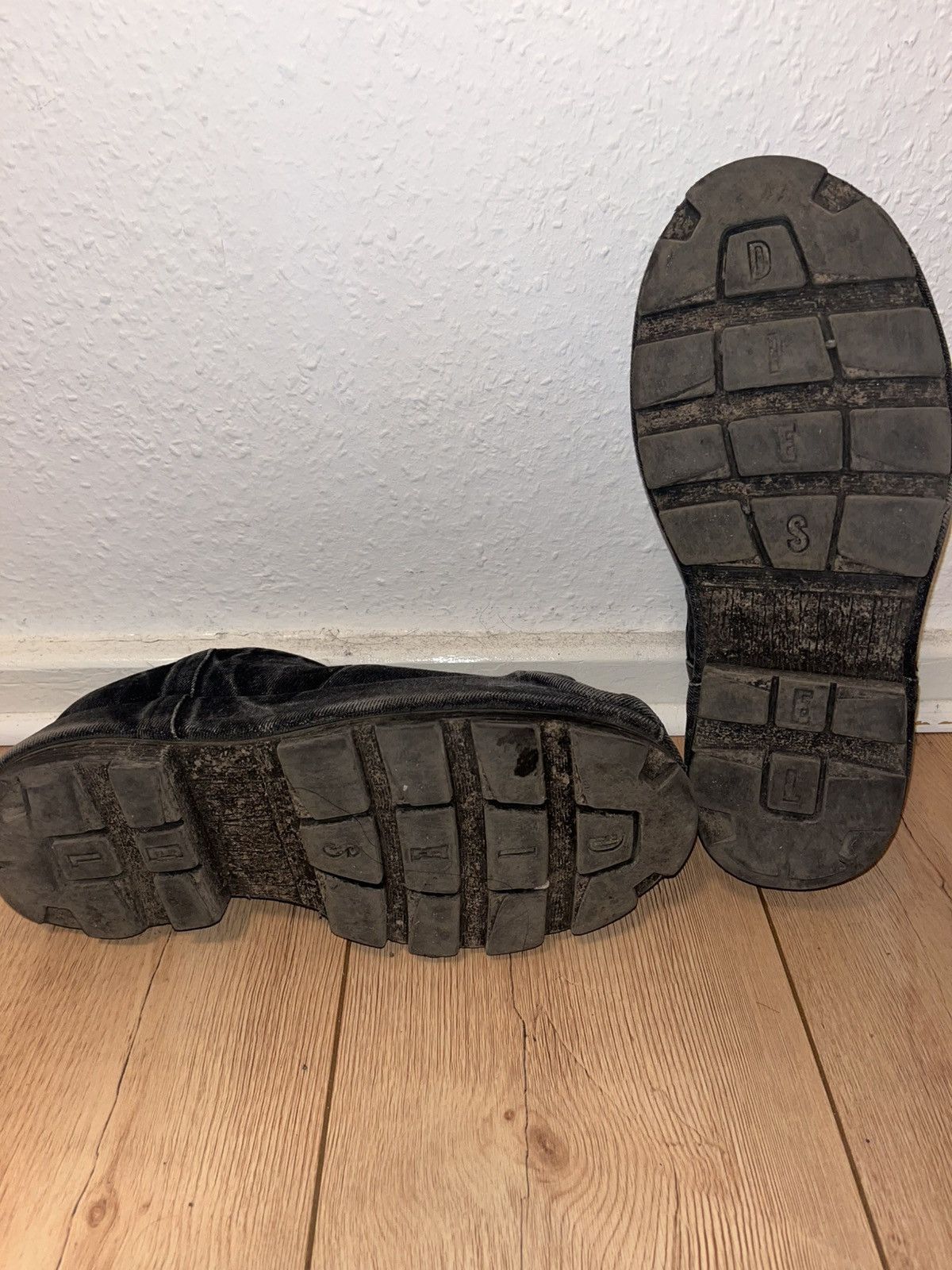 Diesel D-HAMMER ML MD X Low-cut denim boots Size US 10 / EU 43 - 4 Thumbnail