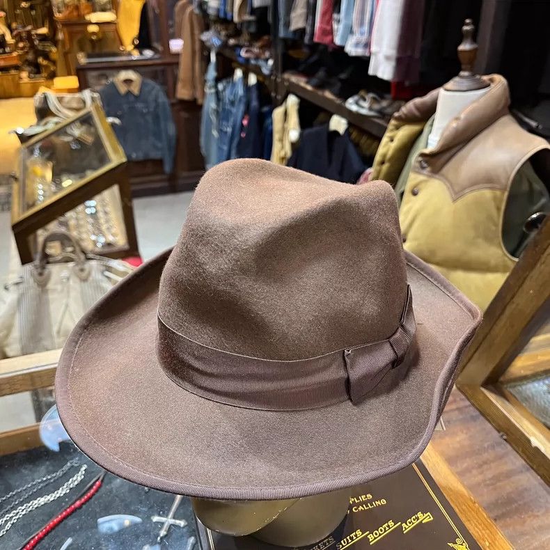 RRL Soft Wool Felt Fedora Hat
