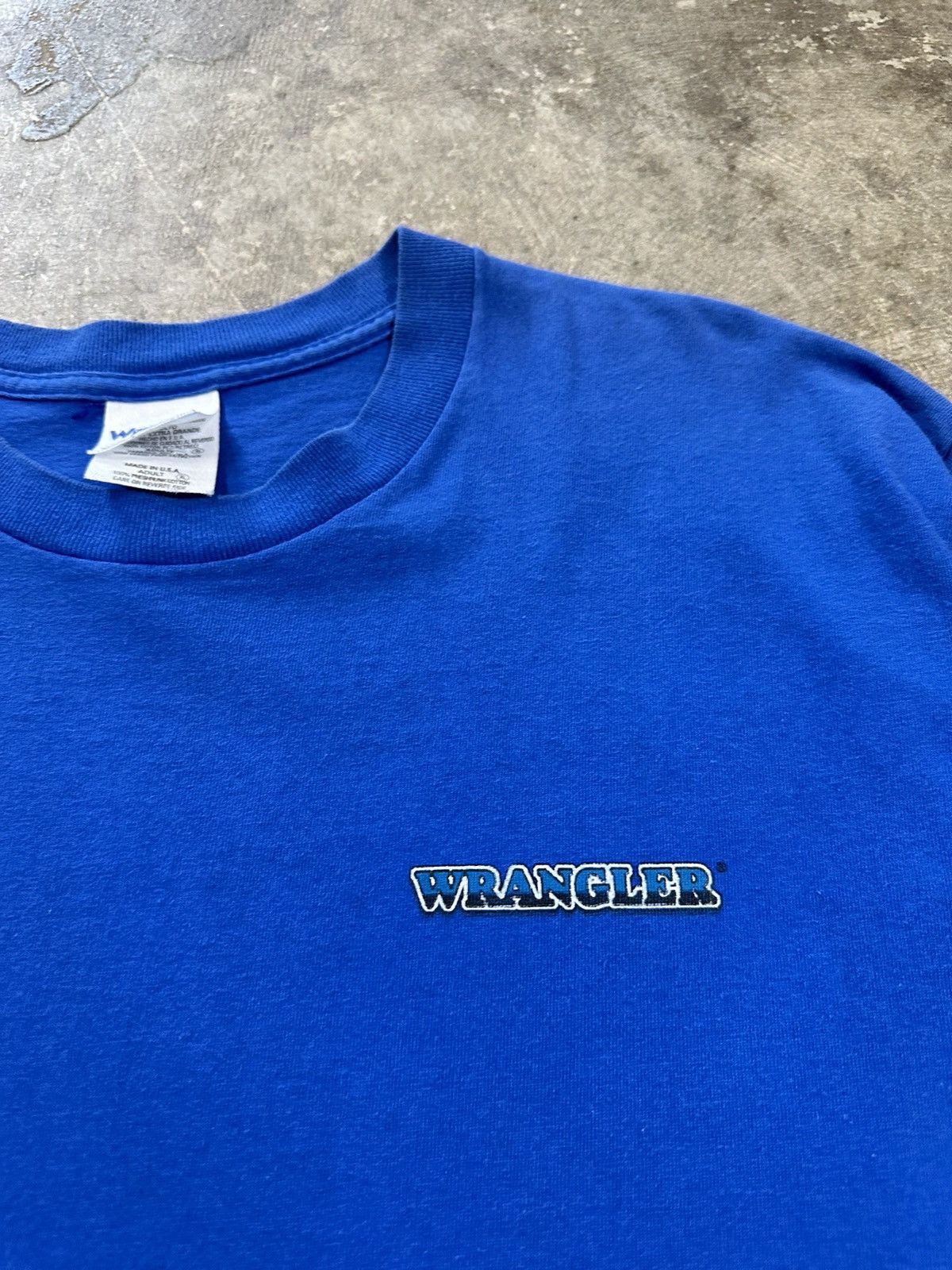 Wrangler Vintage 90s Wrangler Cowboy Rules Western Mullet T-Shirt Size US XL / EU 56 / 4 - 5 Thumbnail