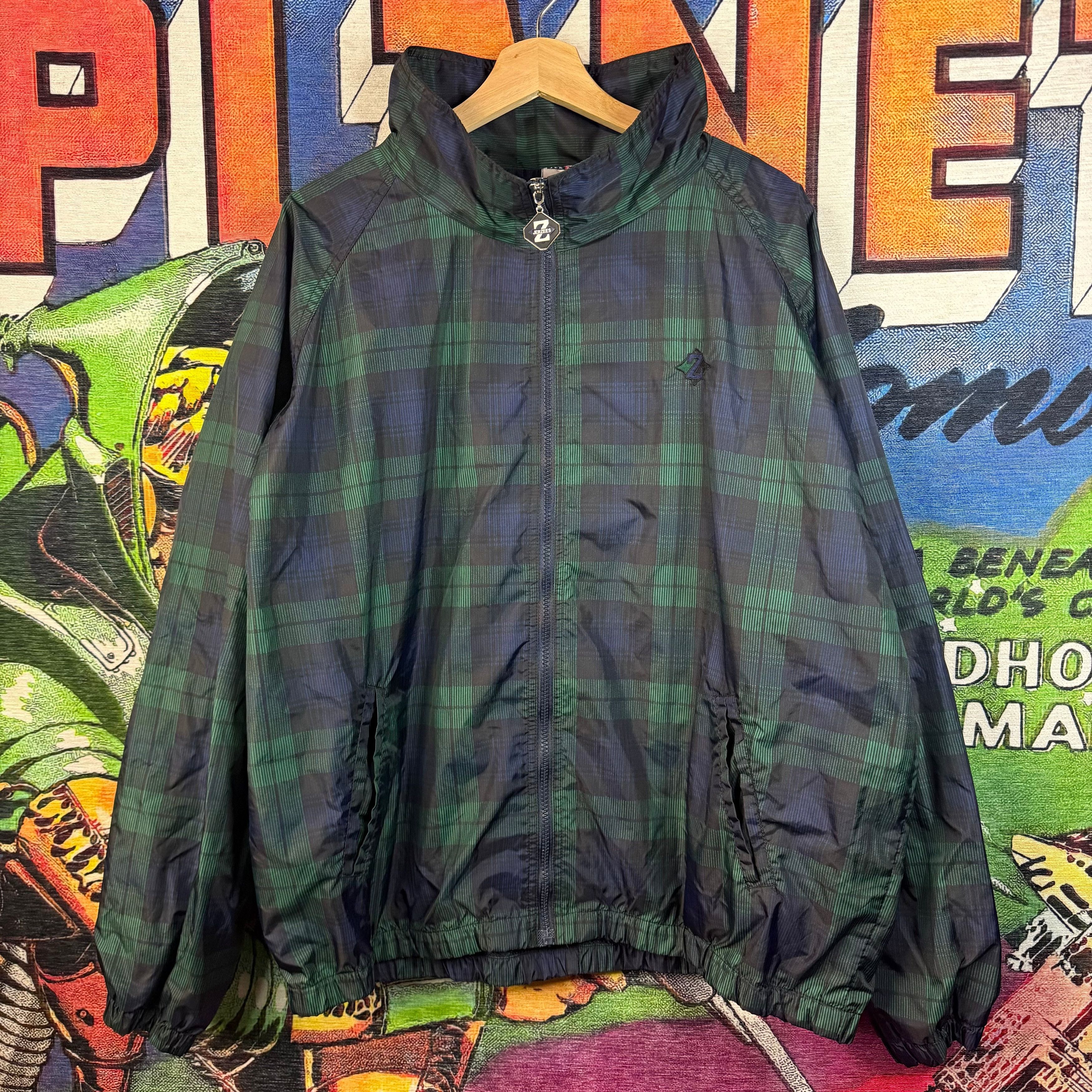 Jerzees Jerzees Plaid Windbreaker Size XL Size US XL / EU 56 / 4 - 1 Thumbnail