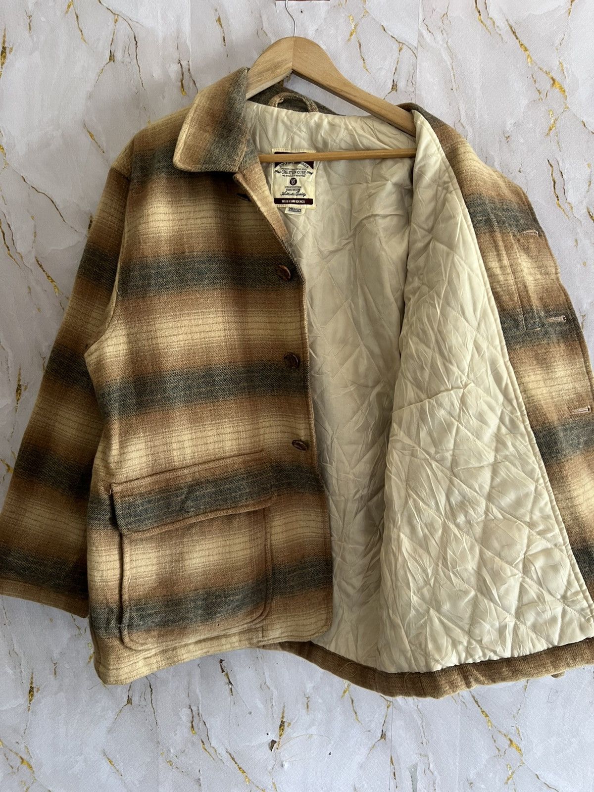 Vintage Vintage Creation Cube Tartan Check Jacke Size US M / EU 48-50 / 2 - 3 Thumbnail