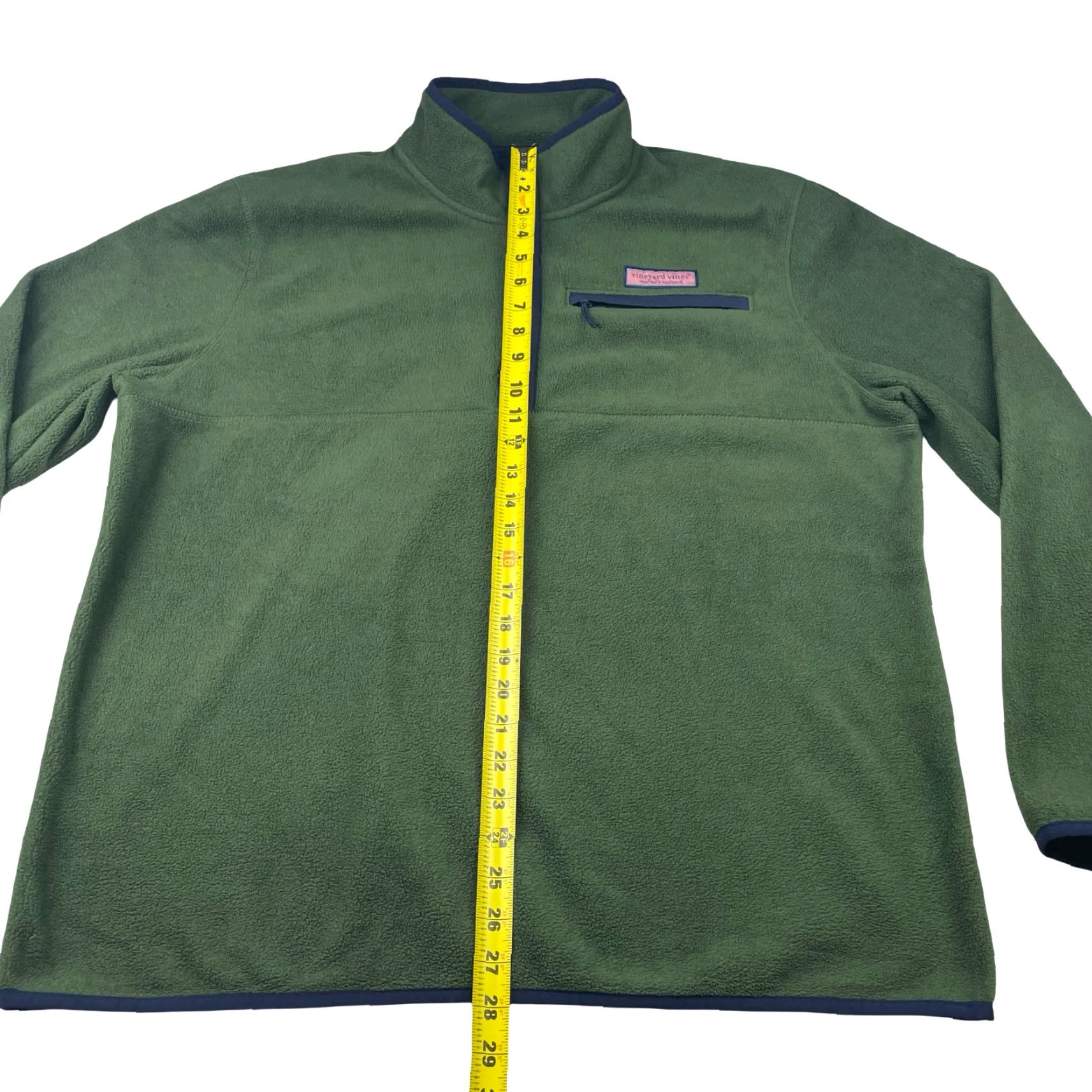 Vineyard Vines Vineyard Vines Men's Fleece Shep Shirt 1/4 Snap Button Pullover Green XL Mock Neck Sweatshirt Size US S / EU 44-46 / 1 - 5 Thumbnail