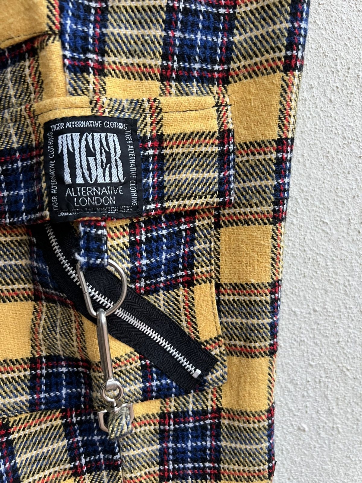 Seditionaries VTG Seditionaries Tiger Alt London Tartan Bondage Trouser Size US 31 - 21 Thumbnail