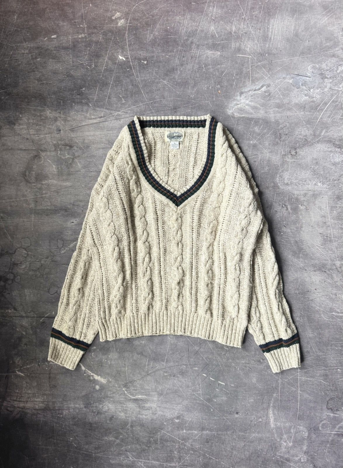 Britches Vintage Britches V-neck Sweater (L) Size US L / EU 52-54 / 3 - 1 Thumbnail