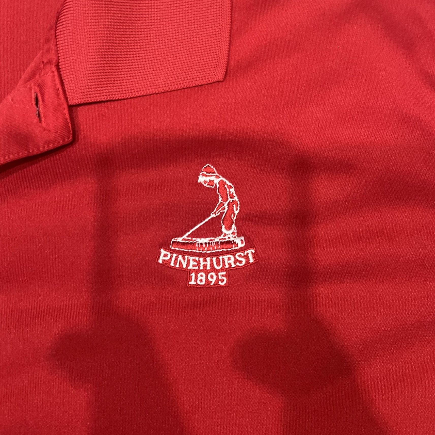 Adidas Adidas Polo Shirt Adult L Red Embroidered Logo Size US L / EU 52-54 / 3 - 2 Thumbnail
