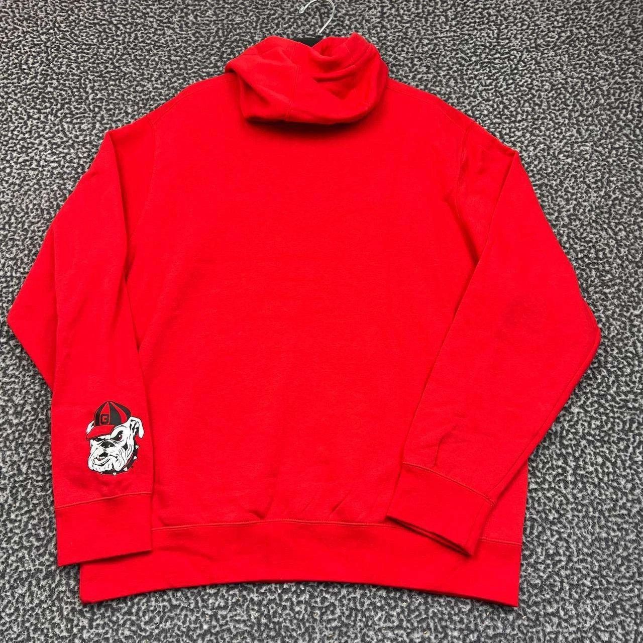 Nike Nike Hoodie Men Red Georgia Bulldogs Pullover Pocket New L Size US L / EU 52-54 / 3 - 2 Thumbnail