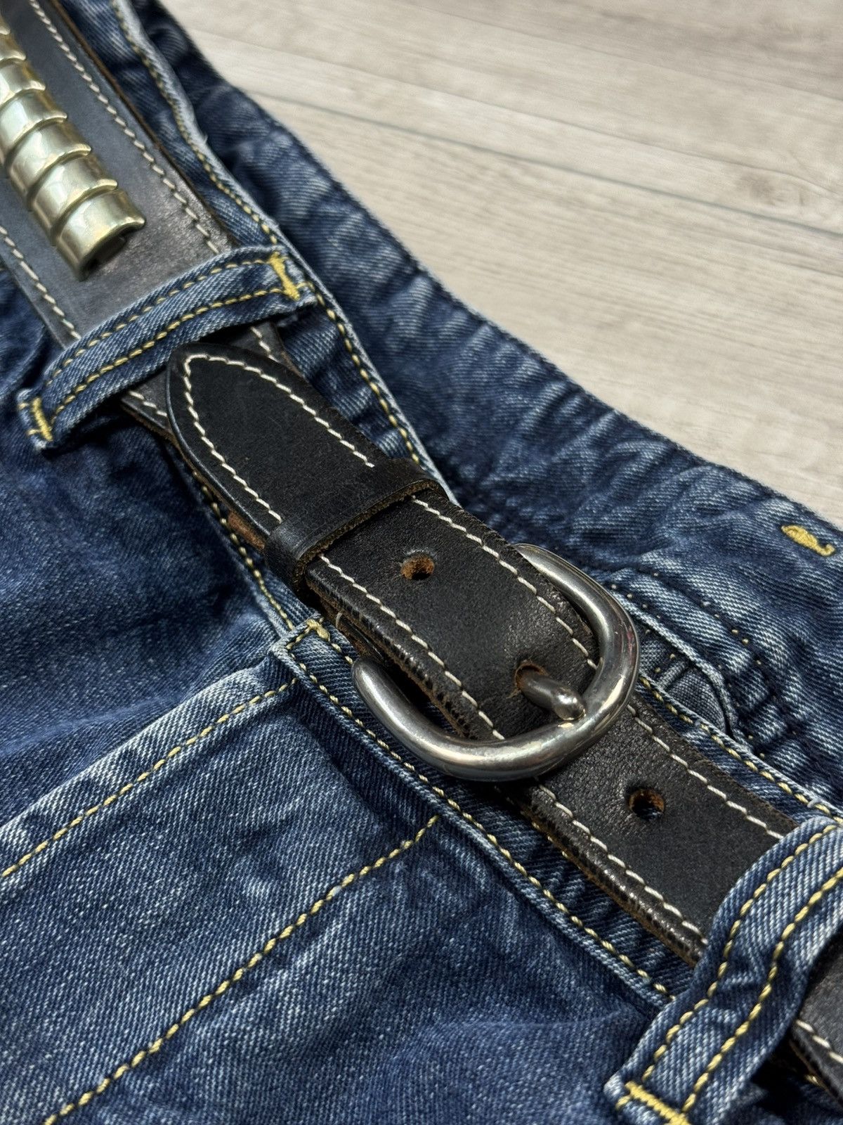 If Six Was Nine VINTAGE Y2K JAPANESE BELT ALT GOTH PUNK RAVE KANYE STYLE Size ONE SIZE - 3 Thumbnail