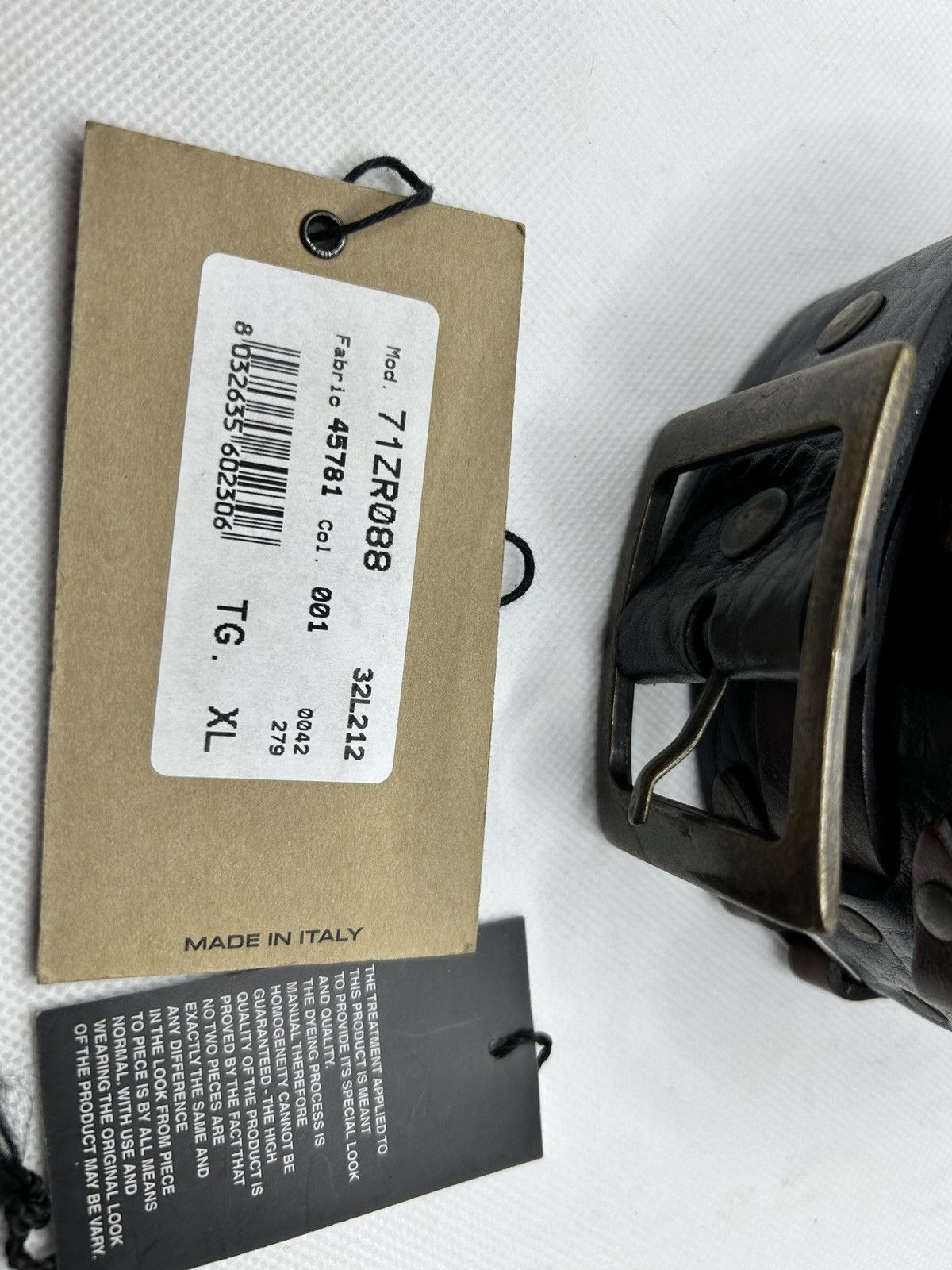 Dsquared2 DSquared2 Runway Leather Belt XL Runway Size 32 - 4 Thumbnail