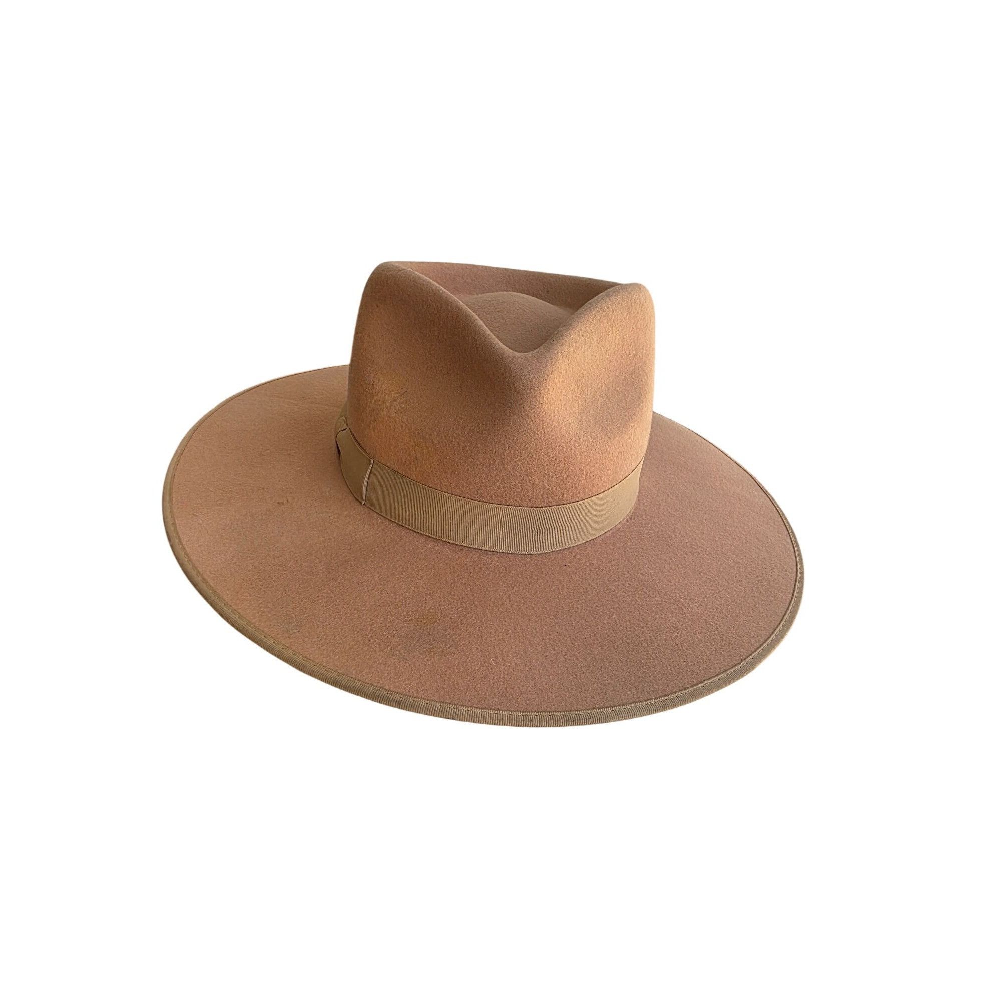 Lack of Color Lack of Color Wool Rancher Hat Unisex Sz Medium 57cm Camel W Size ONE SIZE - 4 Thumbnail