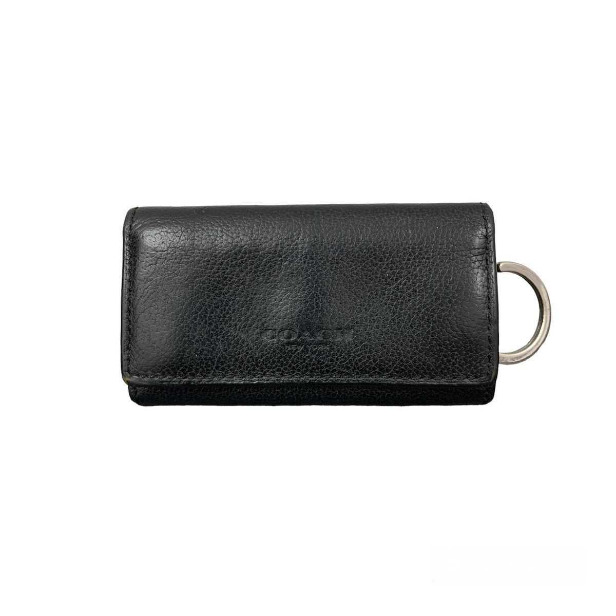 Coach × Leather Coach Key Holder Wallet Leather Size ONE SIZE - 1 Thumbnail