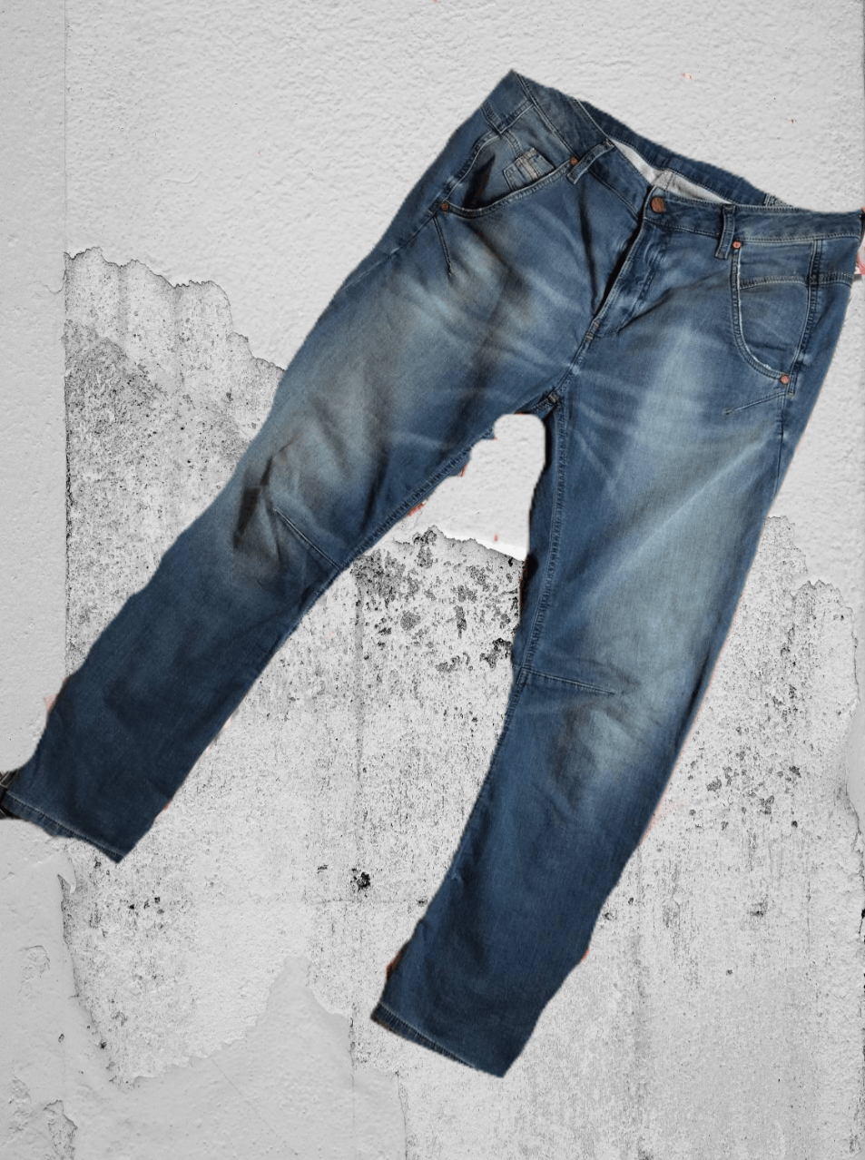 Diesel × Vintage Vintage Y2K Diesel Washed Distressed Denim Jeans Slim Size US 31 - 1 Thumbnail