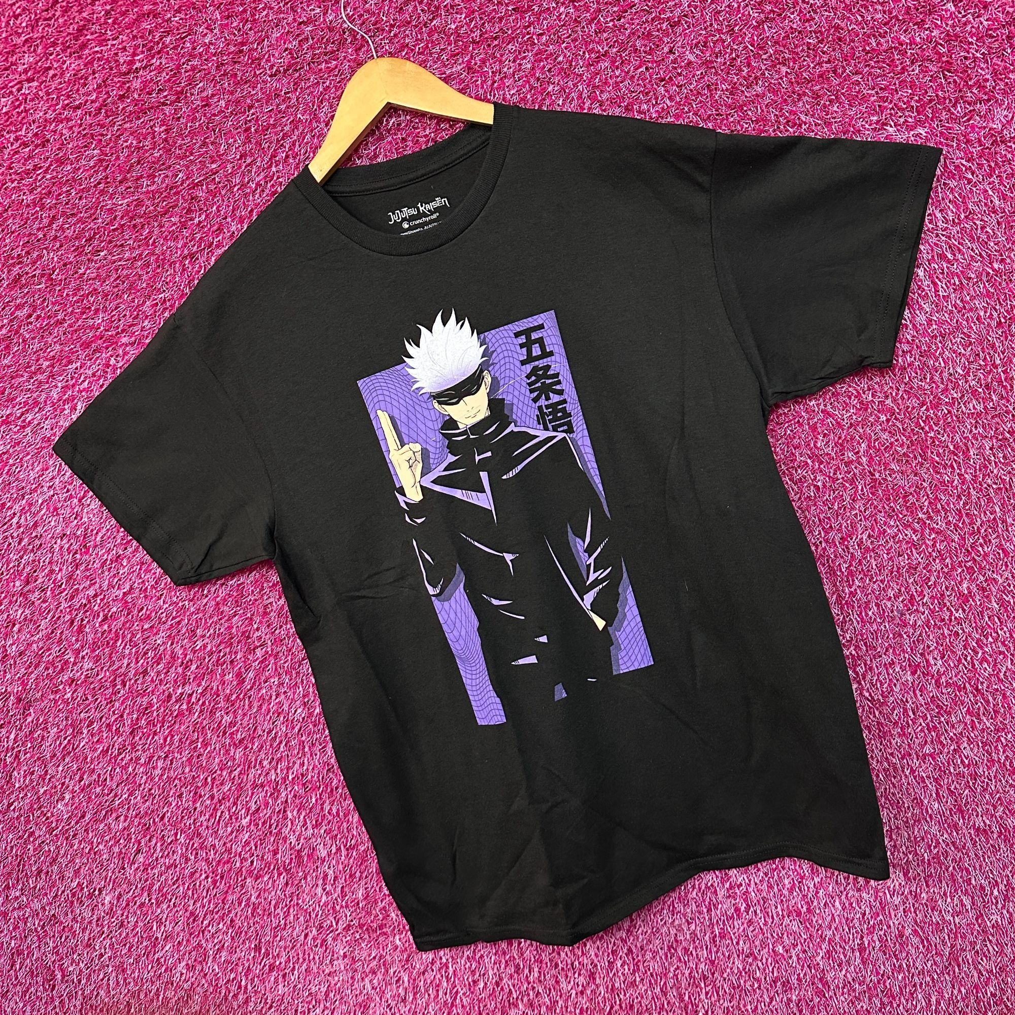 Anime Satoru Gojo JuJuTsu Kaisen Anime Crunchyroll Series Tee L Size US L / EU 52-54 / 3 - 3 Thumbnail
