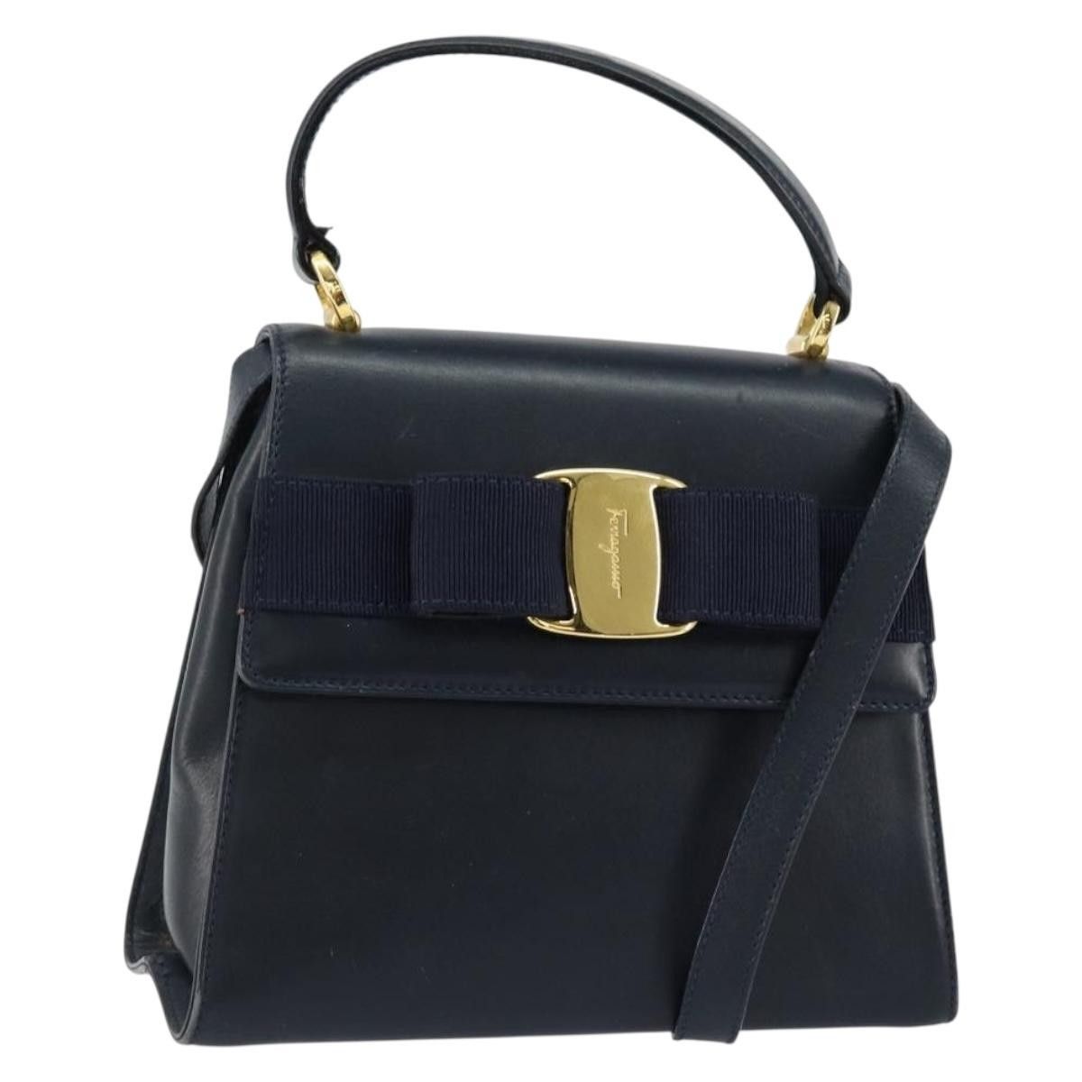 Salvatore Ferragamo Salvatore Ferragamo Vala Handbag Leather Size ONE SIZE - 1 Thumbnail