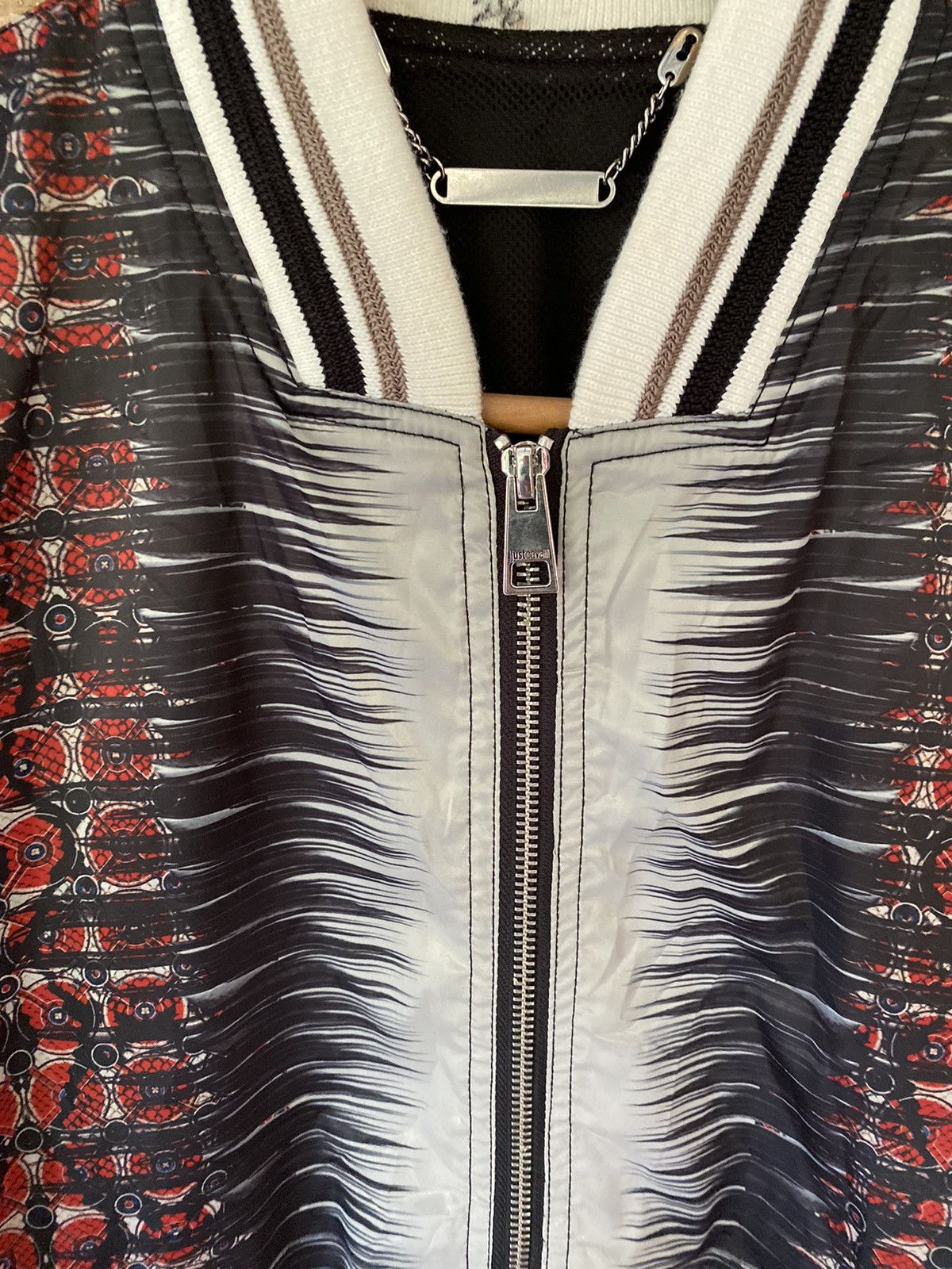 Just Cavalli 🔥 SS16 Leopard psychedelic Ligtht bomber Jacket Size US S / EU 44-46 / 1 - 7 Thumbnail