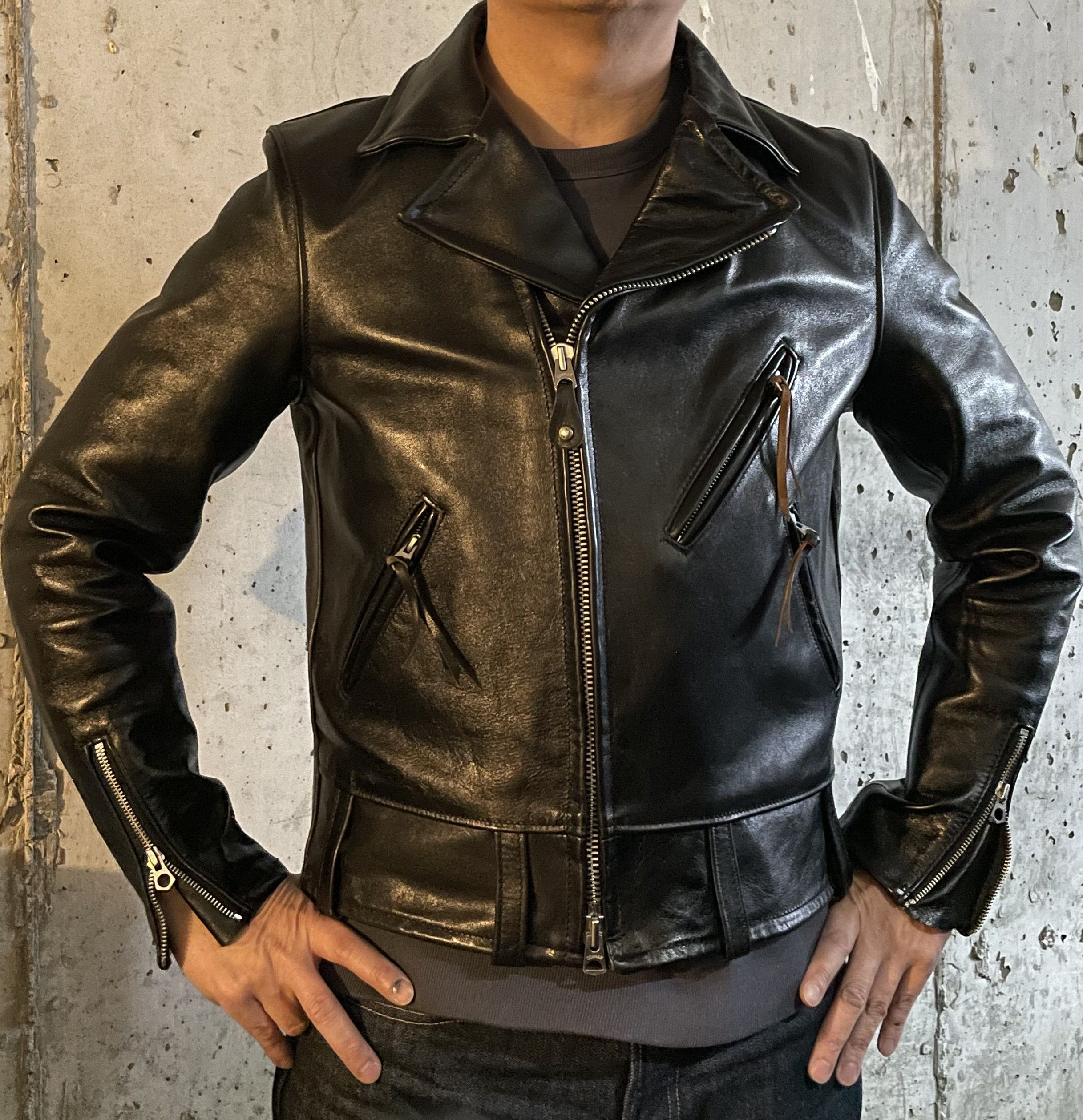 Schott P617H Shinki horsehide motorcycle jacket Perfecto (M)