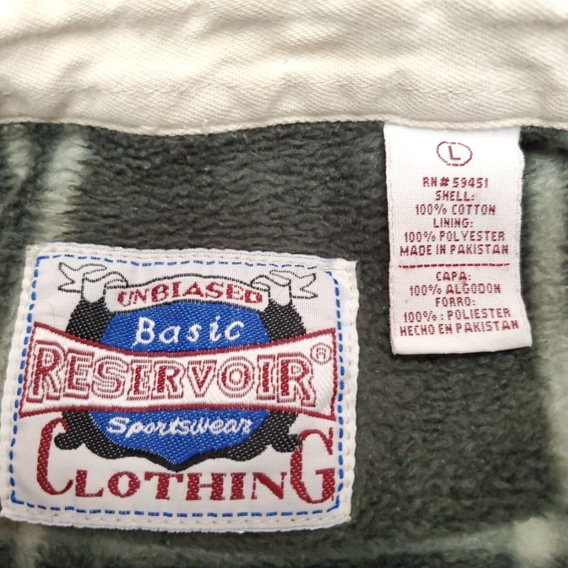 Vintage VINTAGE Reservoir Shirt Jacket Mens L Beige Sherpa Plaid Lined Y2K Shacket Shirt Jacket Mens L Beige Sherpa Plaid Lined Y2K Shacket Size US L / EU 52-54 / 3 - 5 Thumbnail