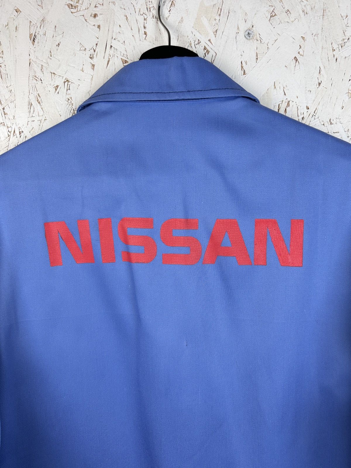 Vintage Vintage Nissan Japan JDM Mechanic Coat In Blue Size US L / EU 52-54 / 3 - 7 Thumbnail