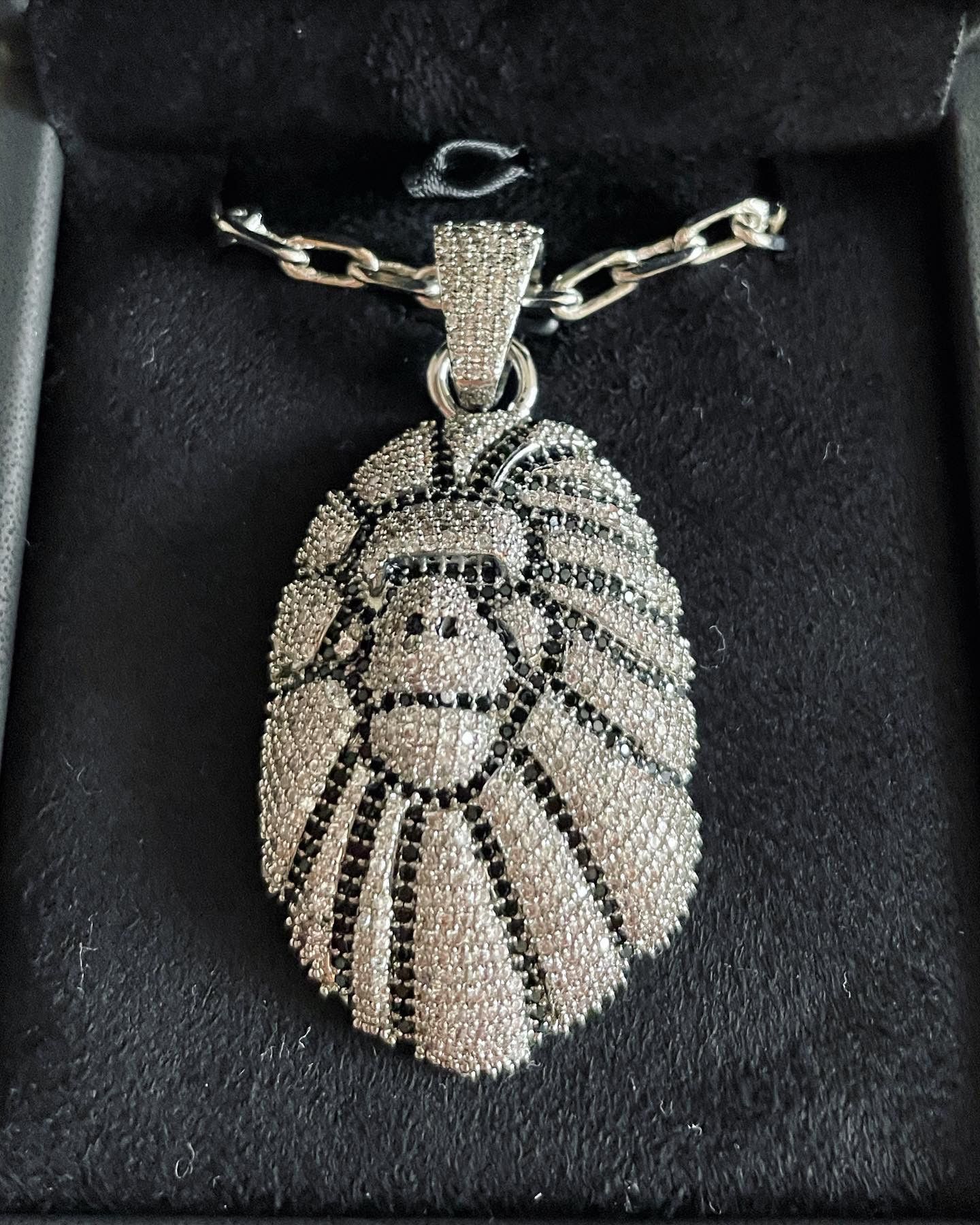 Bape BAPE APE HEAD CRYSTAL STONE NECKLACE (Edition of 100) Size ONE SIZE - 5 Thumbnail