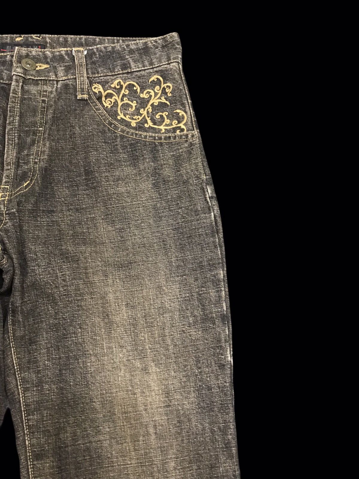 Morgan Homme 💥FLARE💥ARCHIVAL MORGAN HOMME RUSTY BLACK PANT F213 Size US 30 / EU 46 - 3 Thumbnail