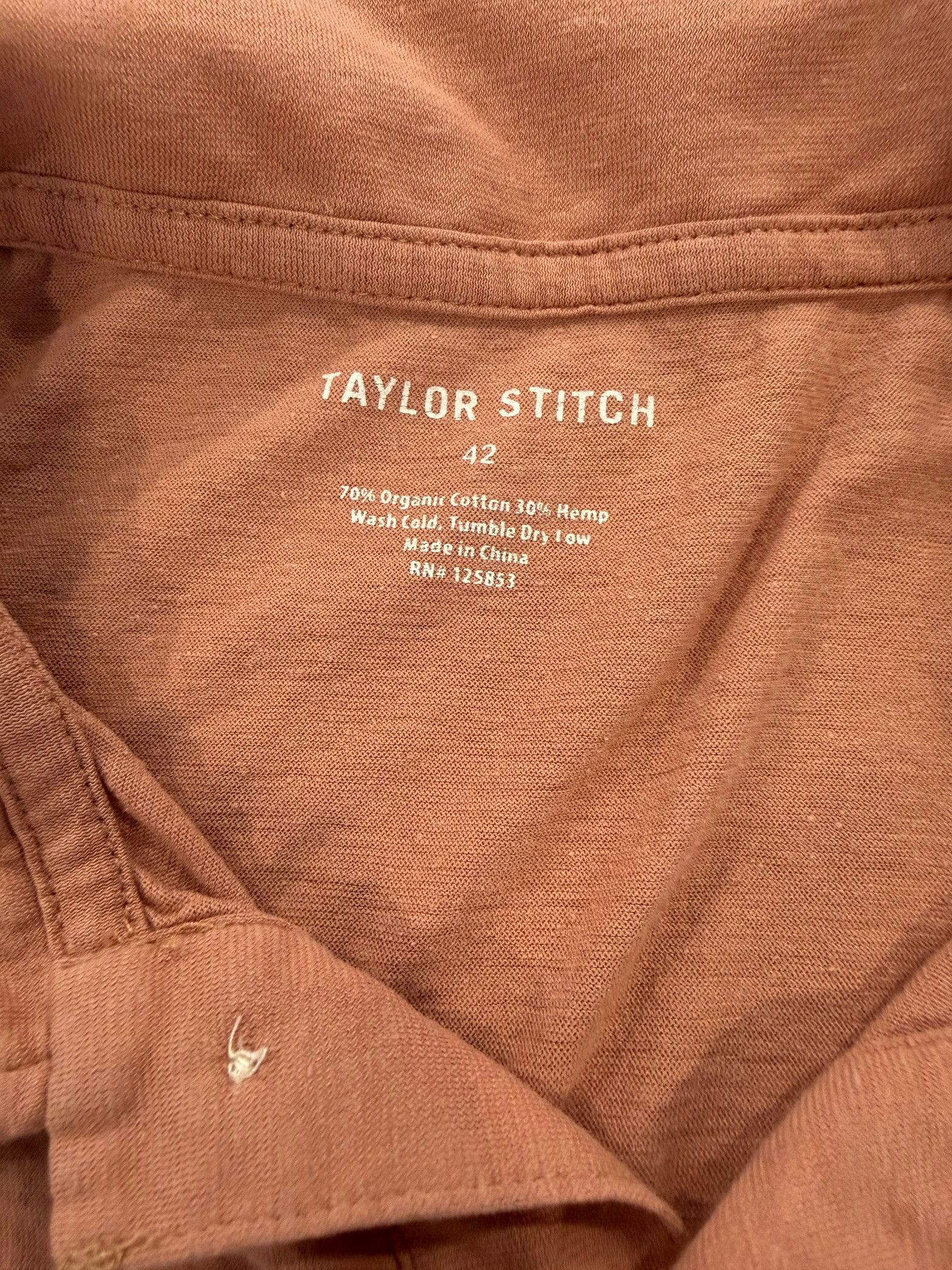 Taylor Stitch Cotton Hemp Polo in Dried Acorn Size US L / EU 52-54 / 3 - 2 Thumbnail