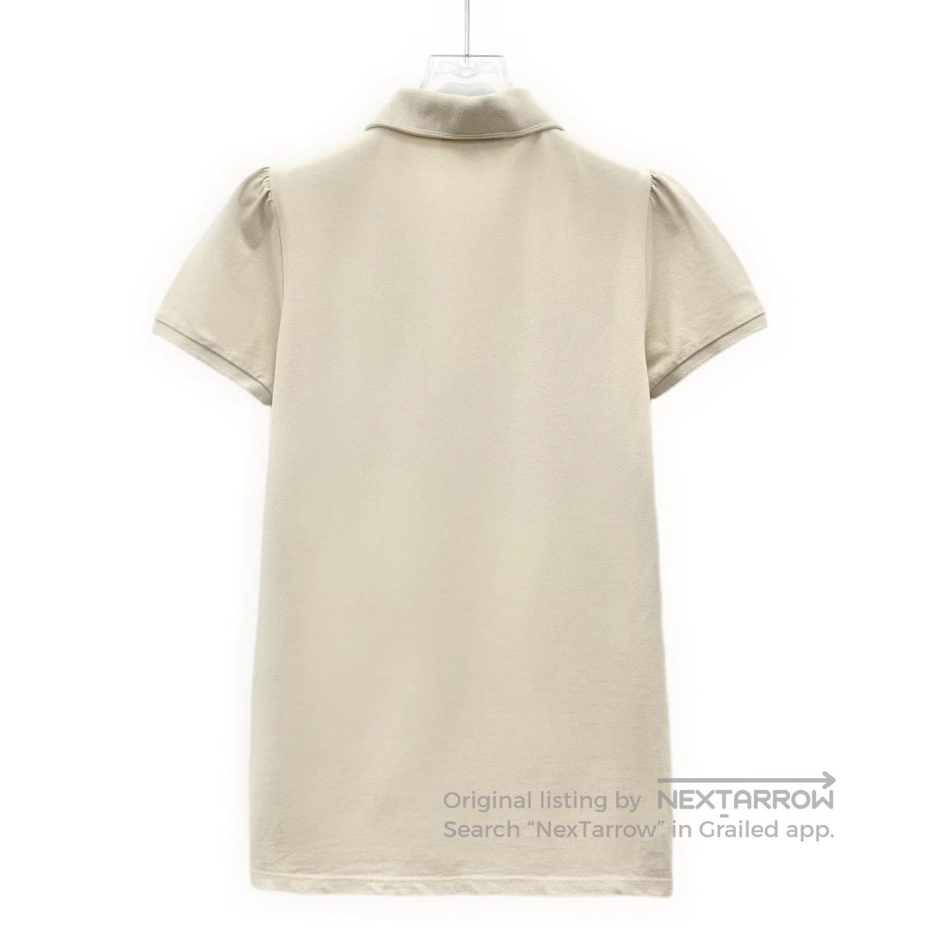 Burberry Burberry Beige Warhorse Knight Embroidered Cotton Lapel Si Size S / US 4 / IT 40 - 2 Thumbnail